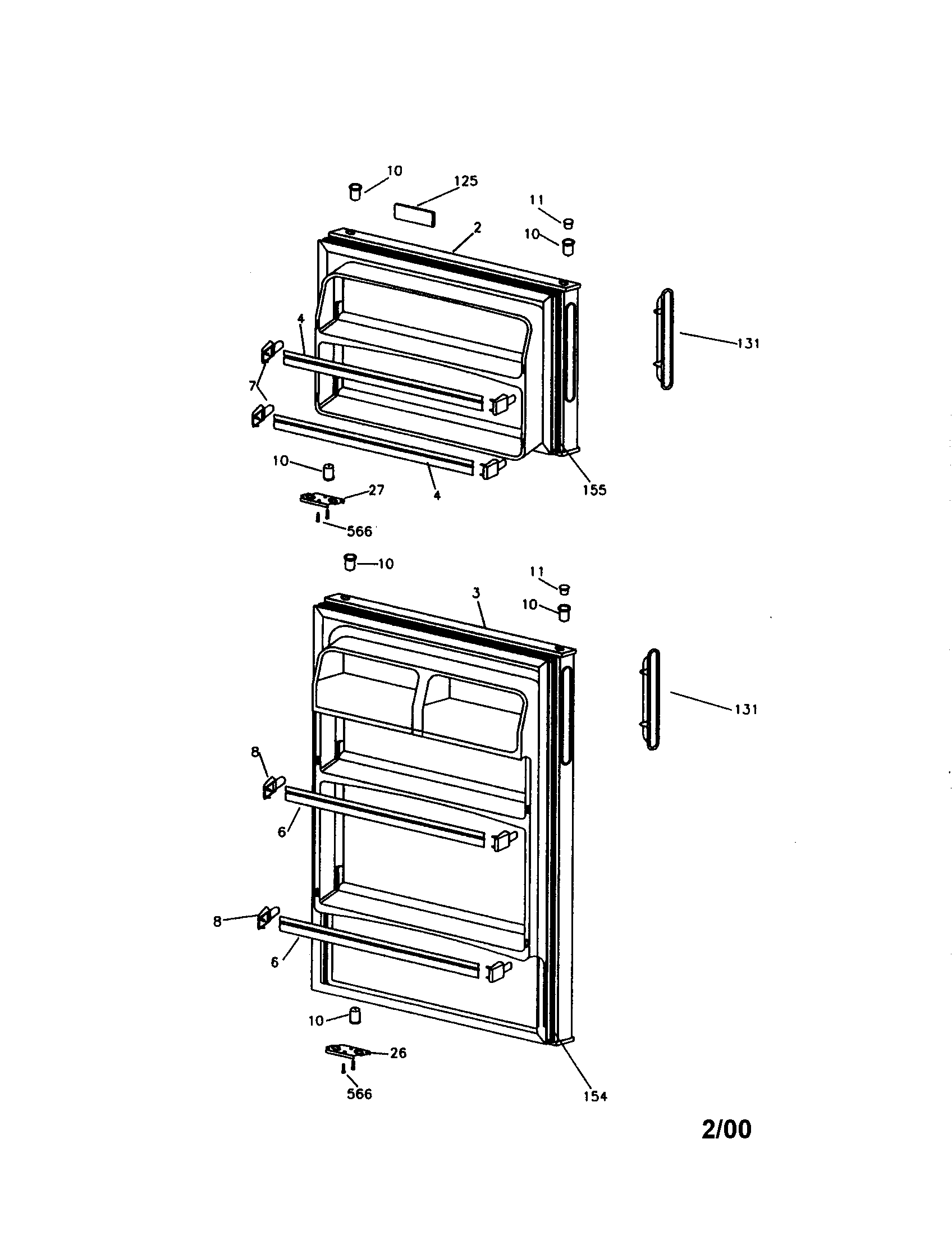 Kenmore 36337408790 door diagram