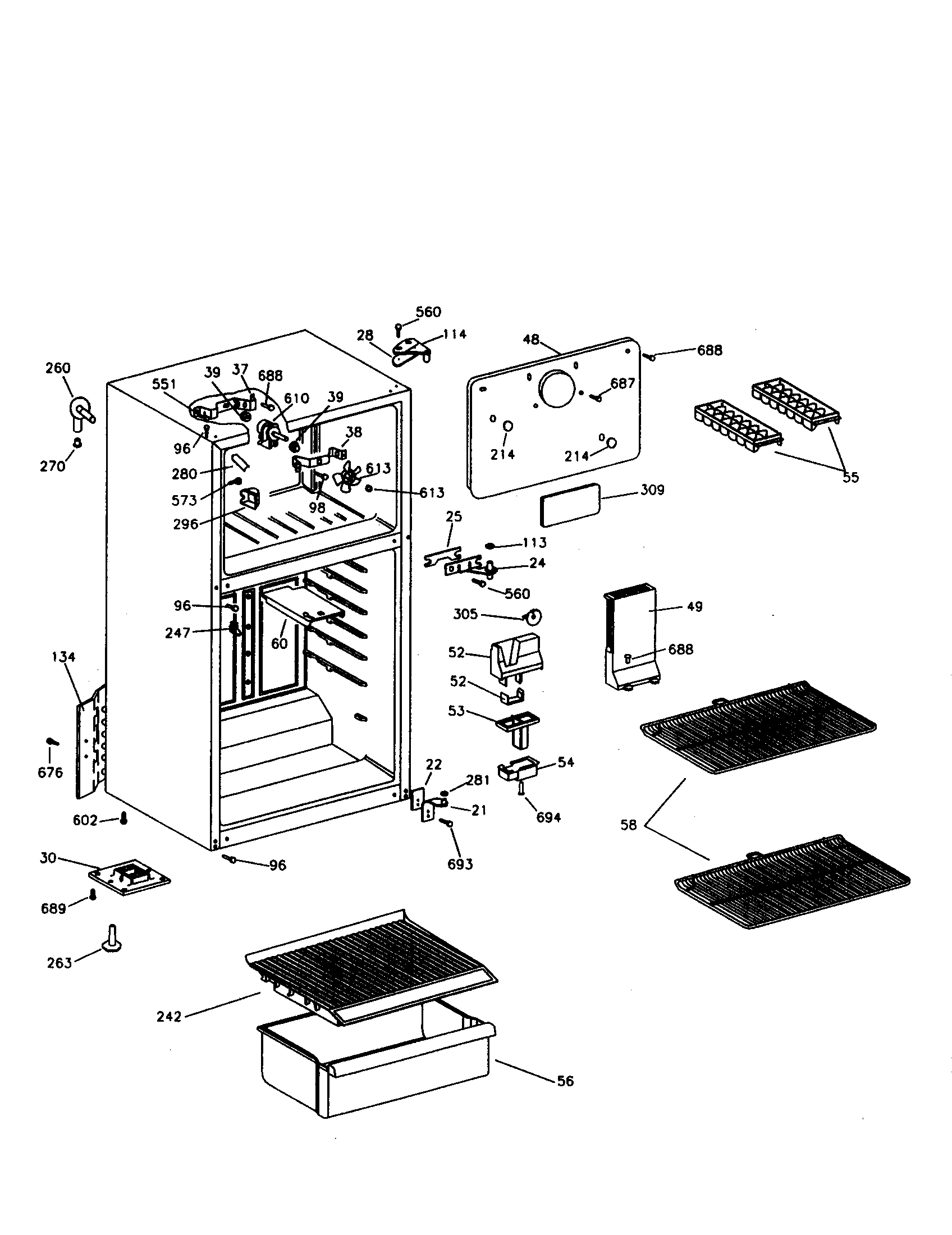 Kenmore 36337408790 body diagram