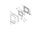 Whirlpool RBD305PDQ7 lower oven door diagram