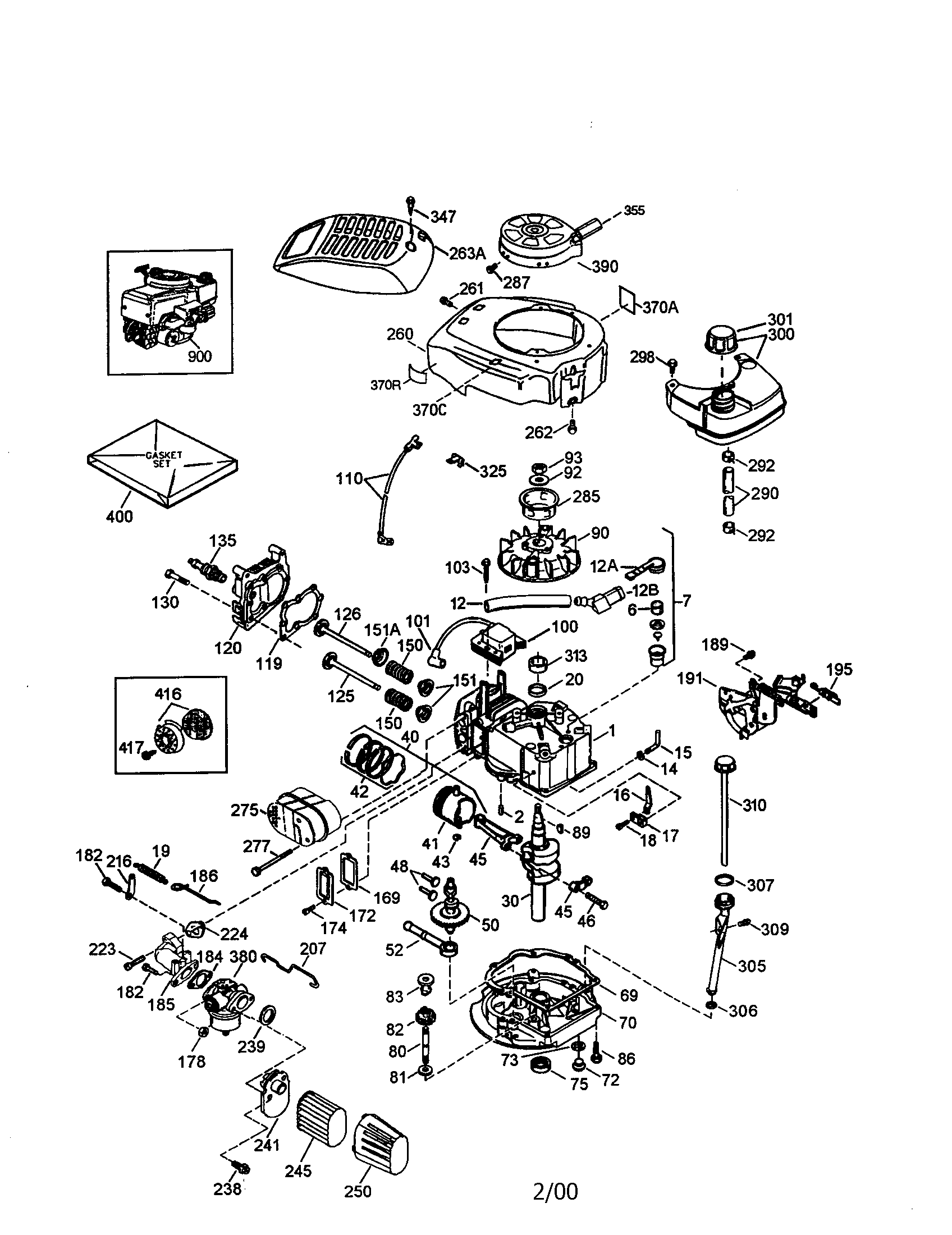 Craftsman 917377425 craftsman 4-cycle engine diagram