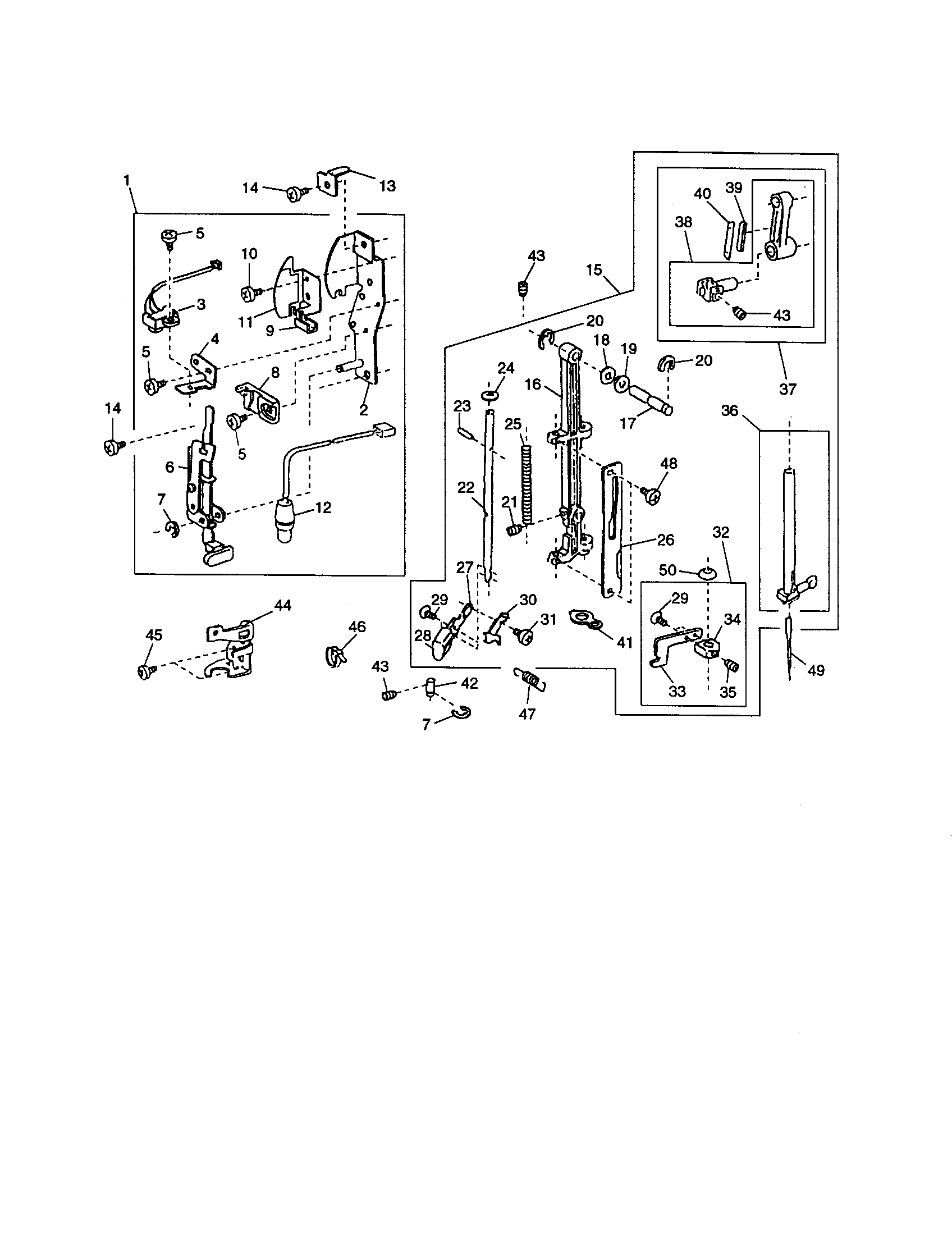 Kenmore Elite 38519365990 front set plate unit diagram