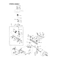 Poulan PR17H42STA steering assembly diagram