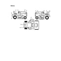 Poulan PR17H42STA decals diagram