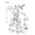 Poulan PR17H42STA mower deck diagram