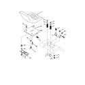 Poulan 917279810 seat assembly diagram