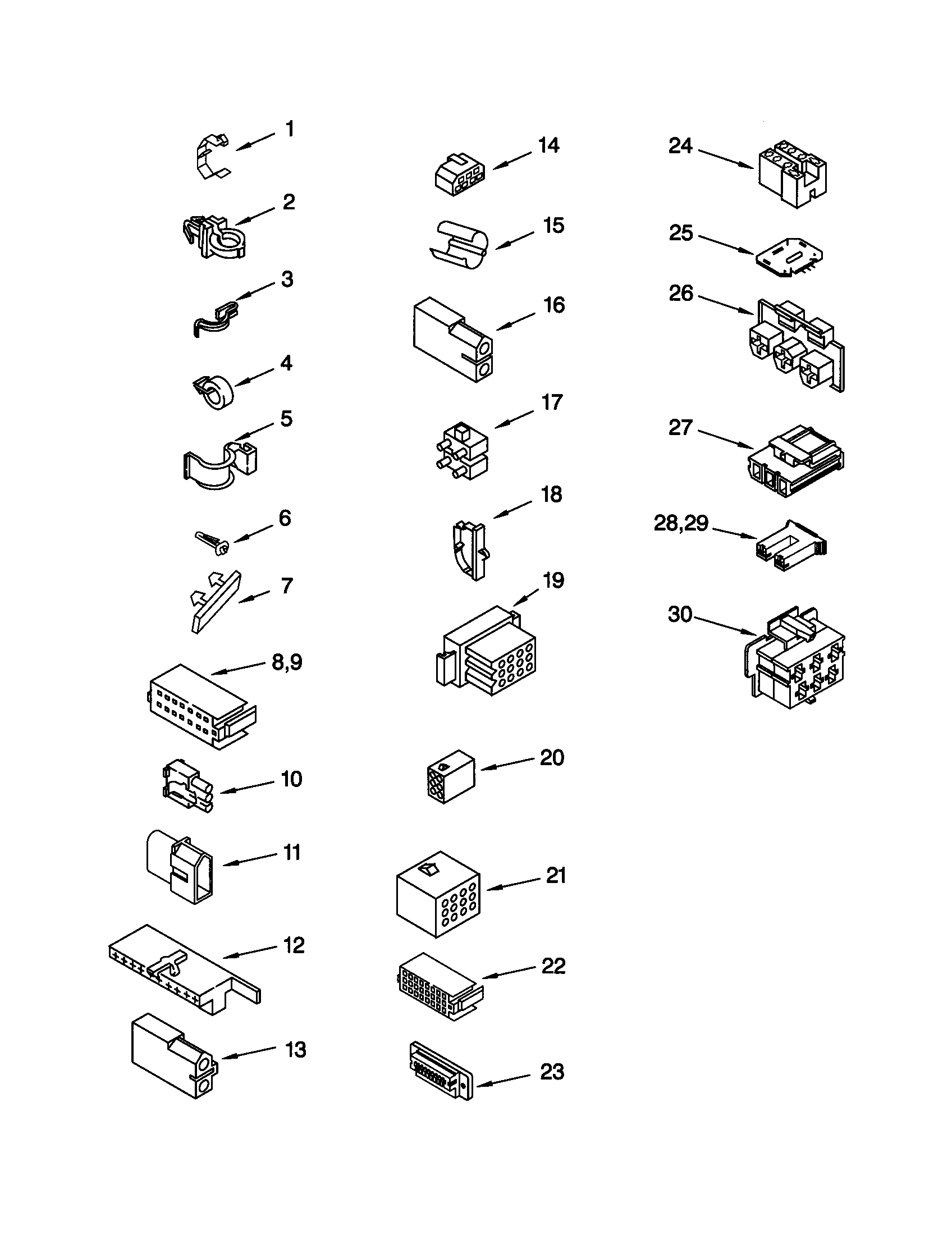 Kenmore 11020932992 wiring harness diagram