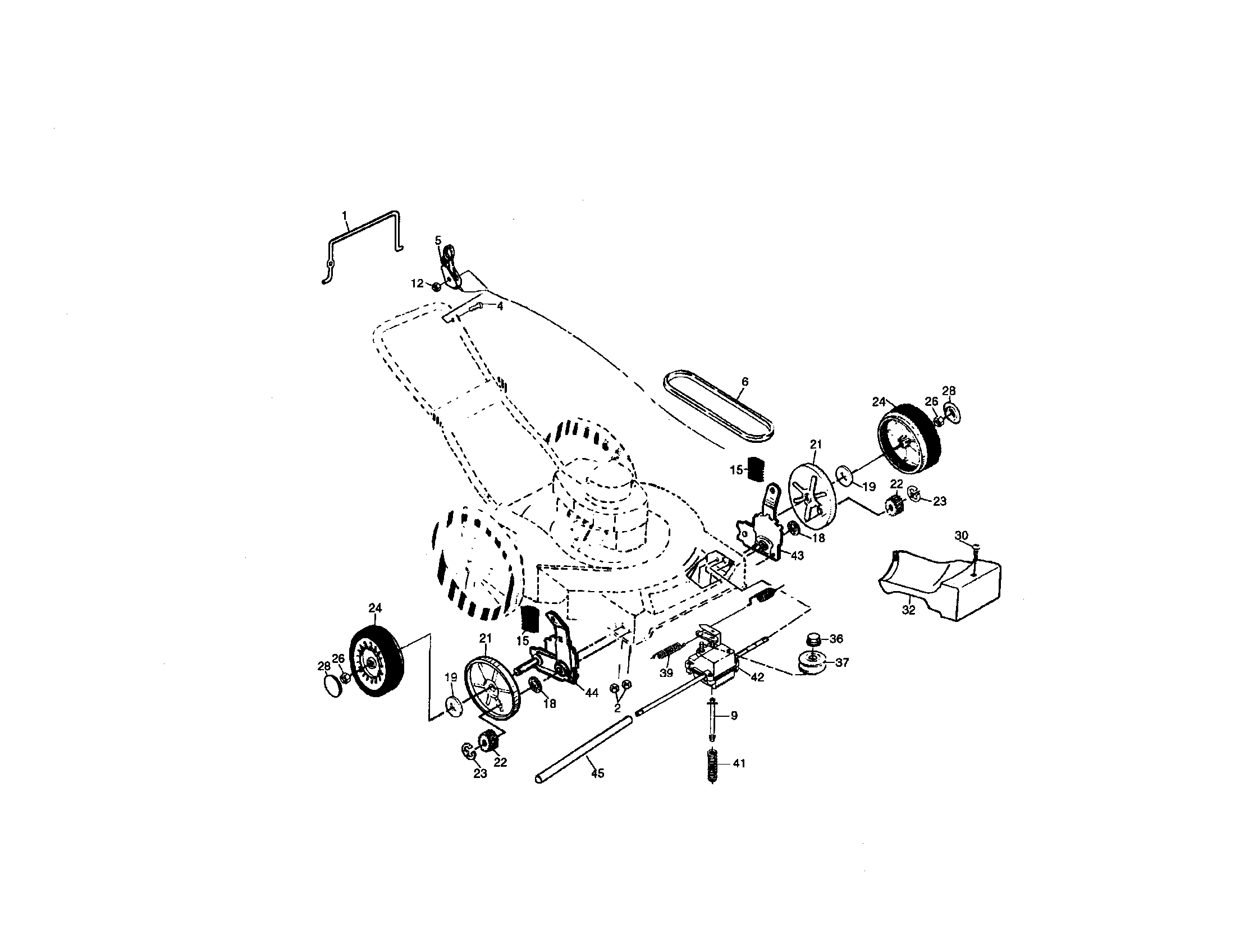 Craftsman 917377425 wheel and tire assembly diagram