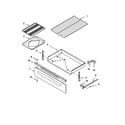 Kenmore 66575814000 drawer and broiler diagram