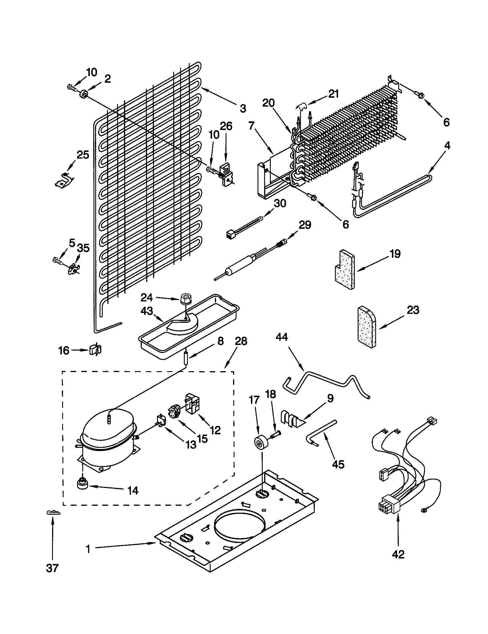 Kenmore 10639430990 unit diagram