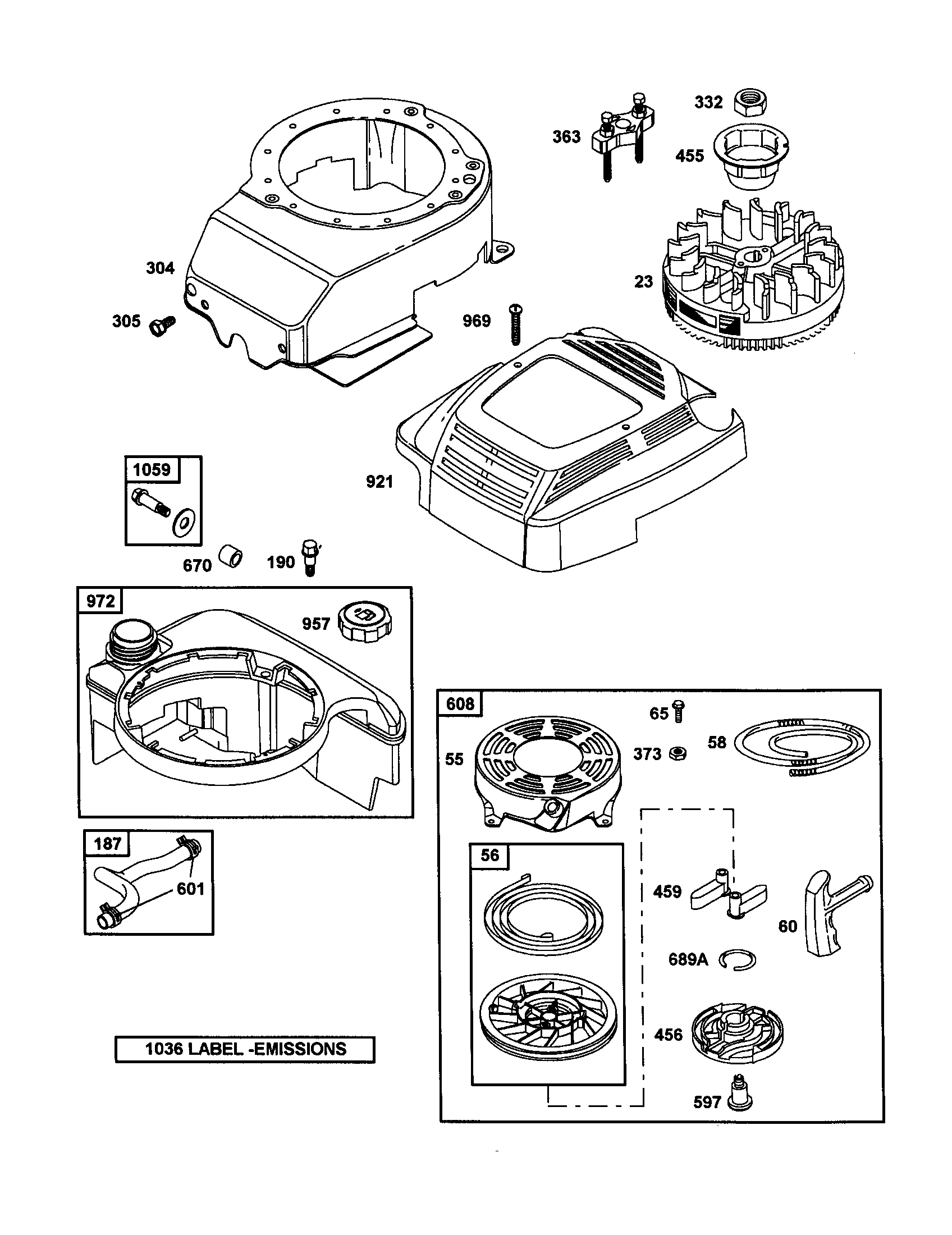 Craftsman 917377170 housing blower diagram