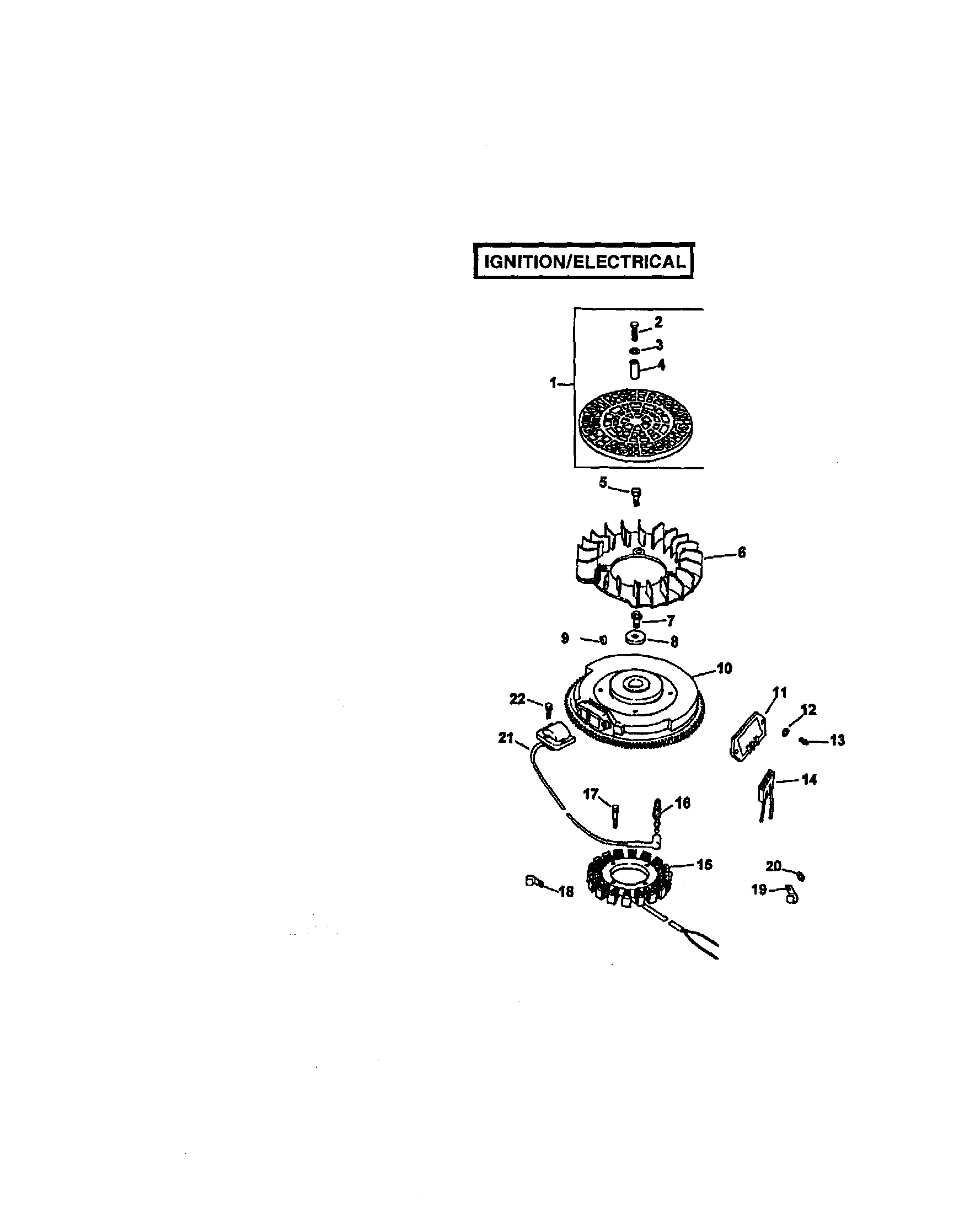 Craftsman 917259860 ignition/electrical diagram