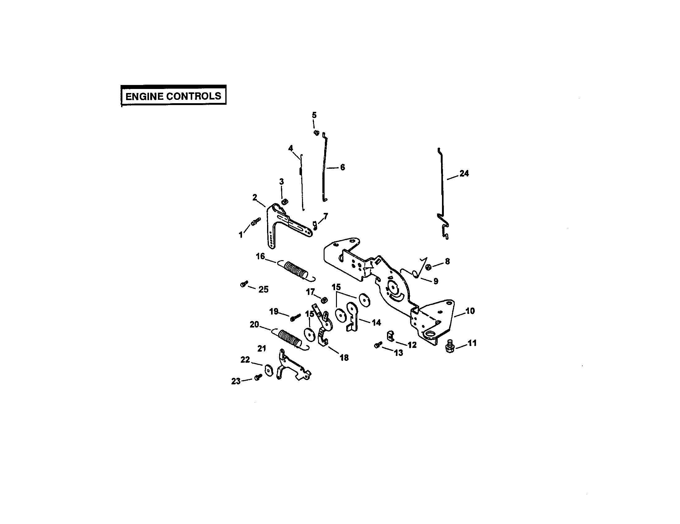 Craftsman 917259860 engine controls diagram