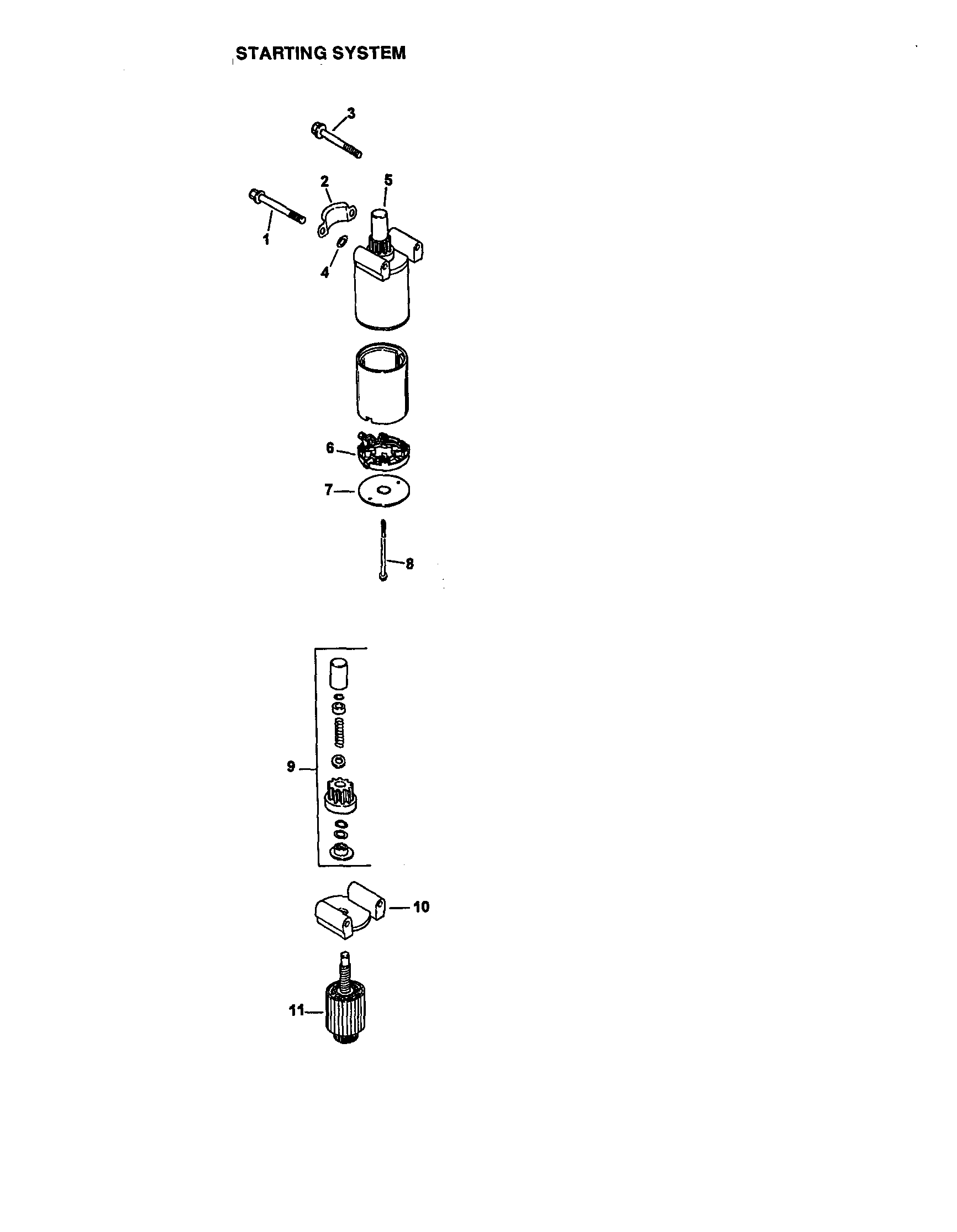 Craftsman 917259860 starting system diagram