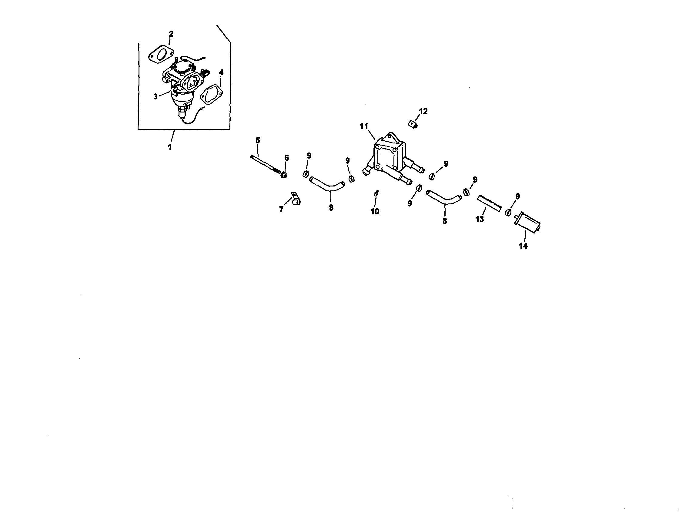Craftsman 917259860 carburetor kit diagram