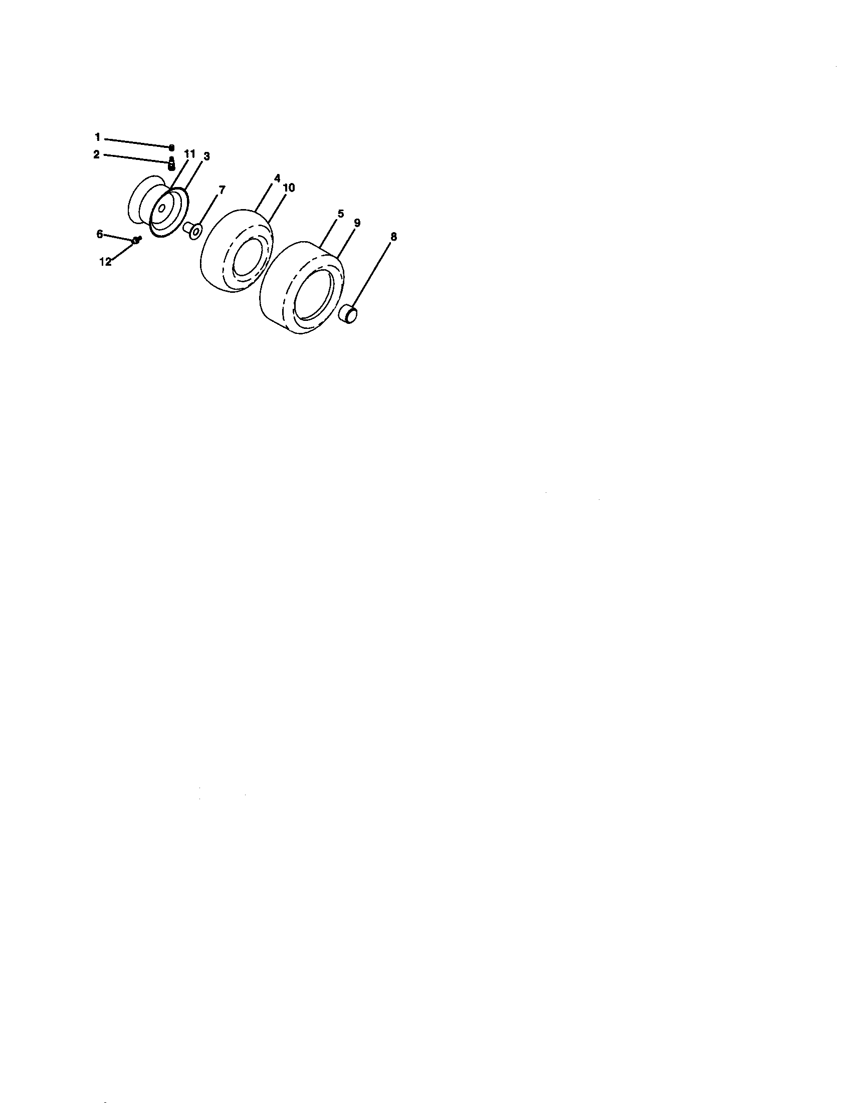 Craftsman 917273052 wheels and tires diagram