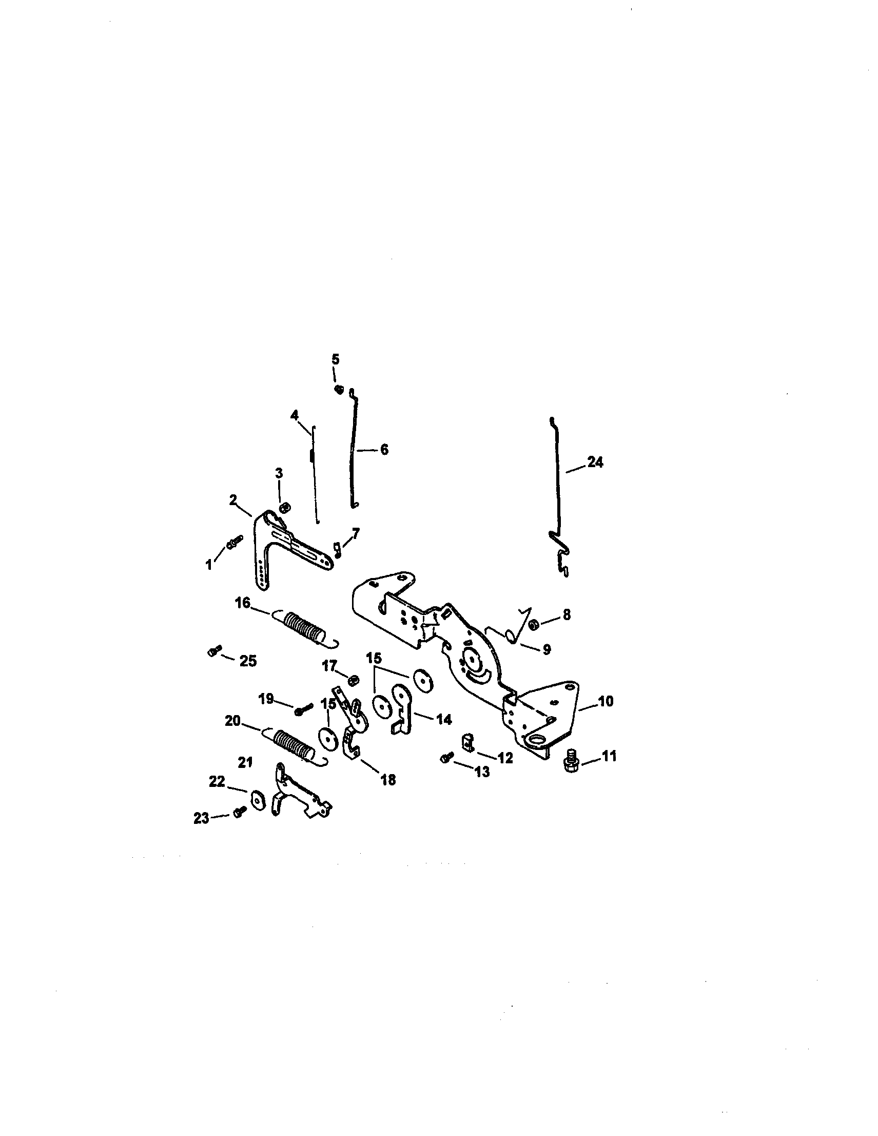 Craftsman 917259090 engine controls diagram