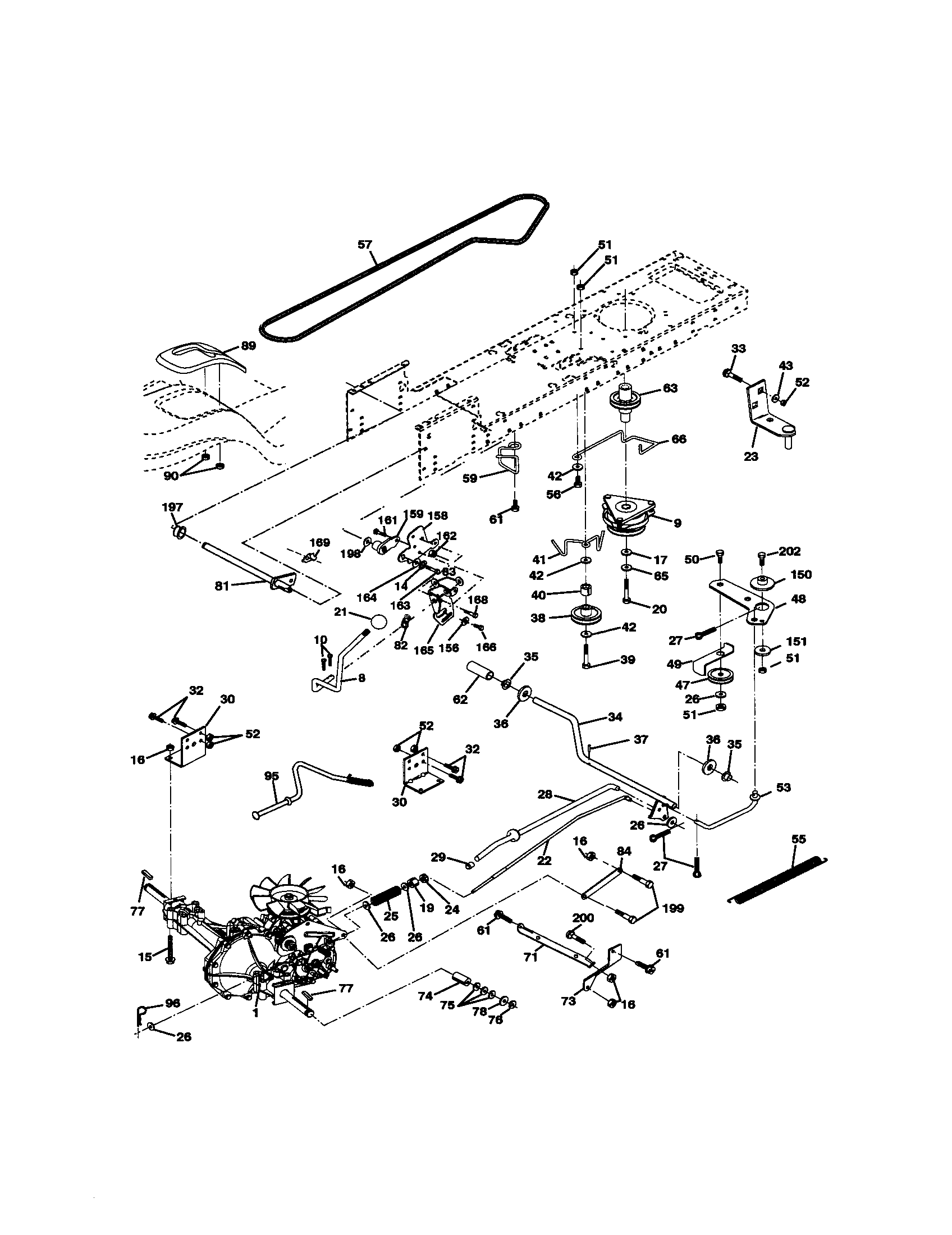 Craftsman 917272201 ground drive diagram