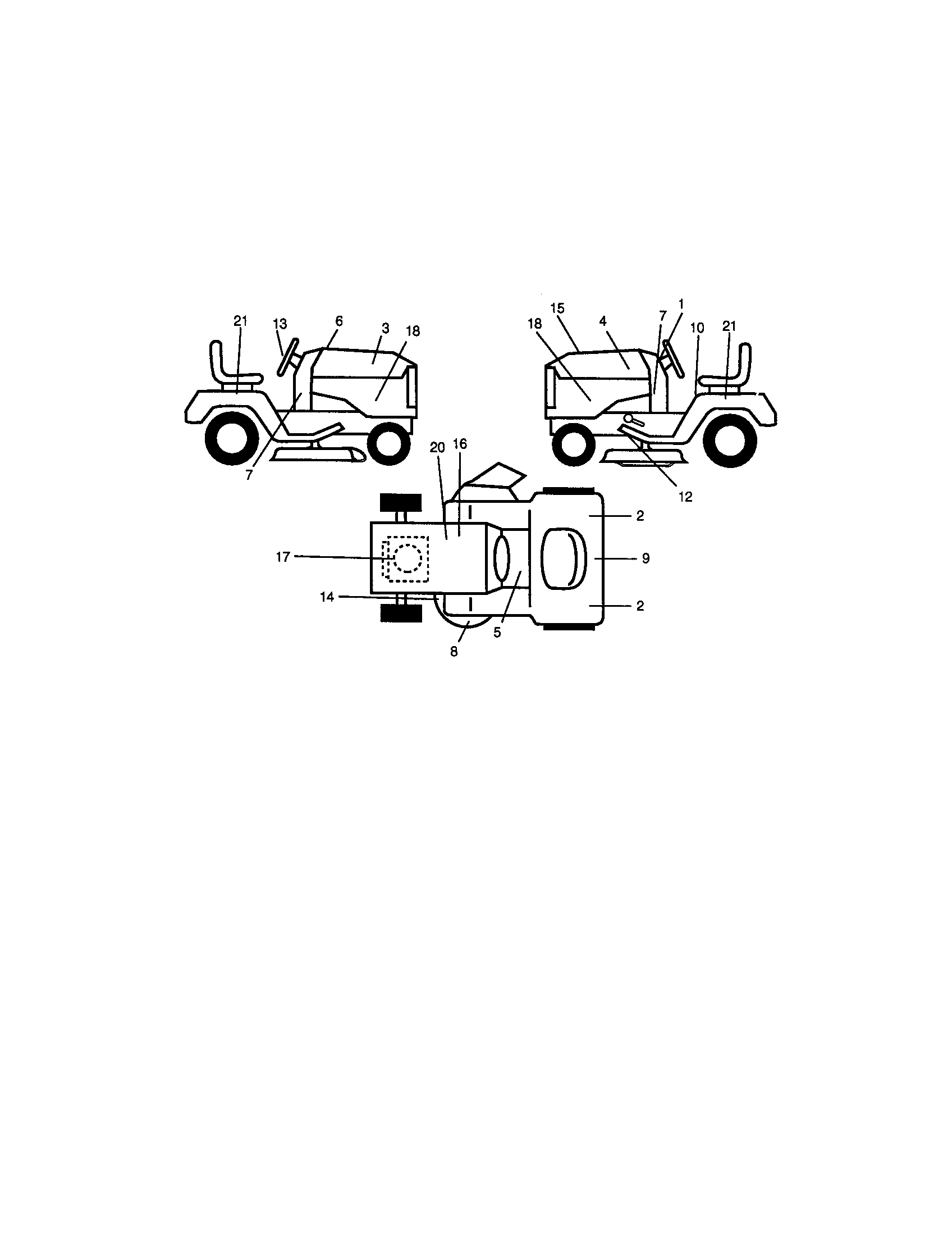 Craftsman 917272201 decals diagram