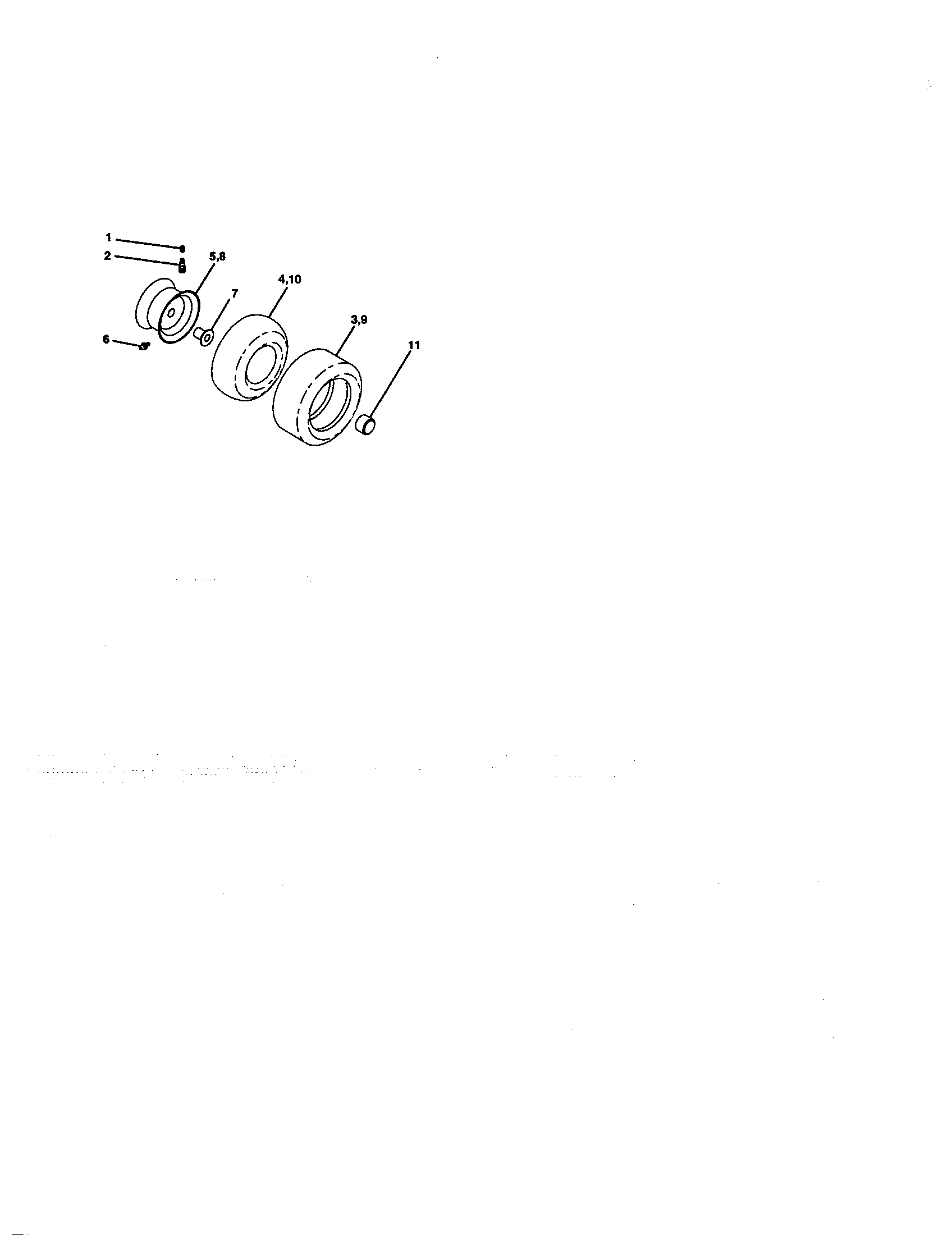 Craftsman 917271061 wheels and tires diagram