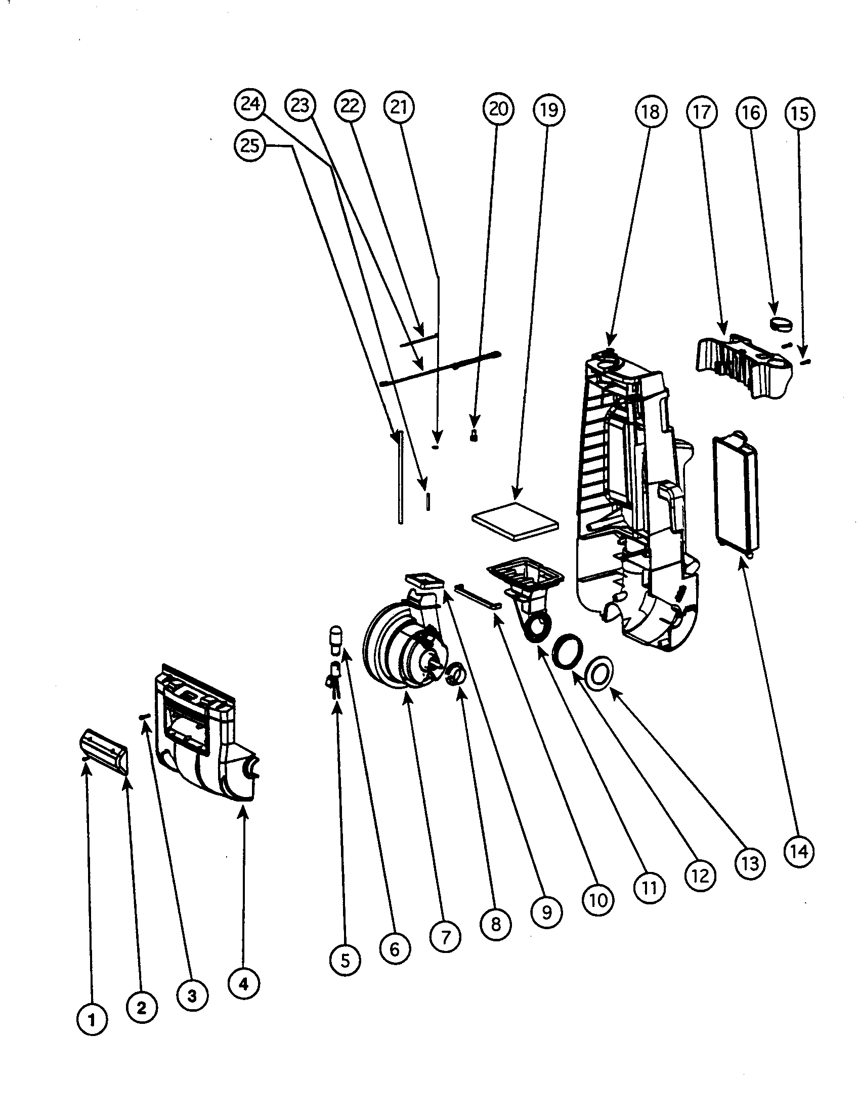 Eureka S4180AT motor diagram