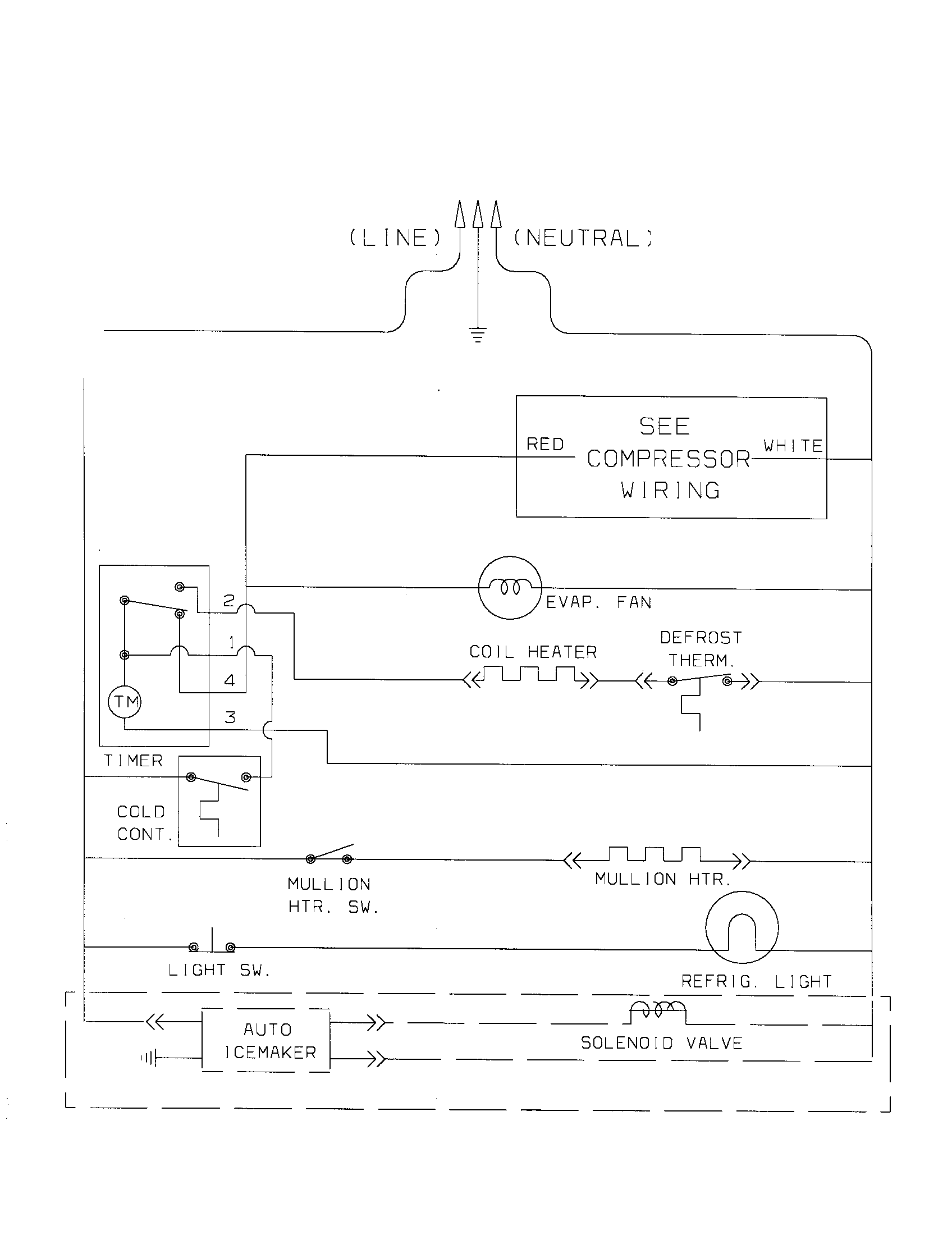 Kenmore 25338640896 wiring schematic diagram