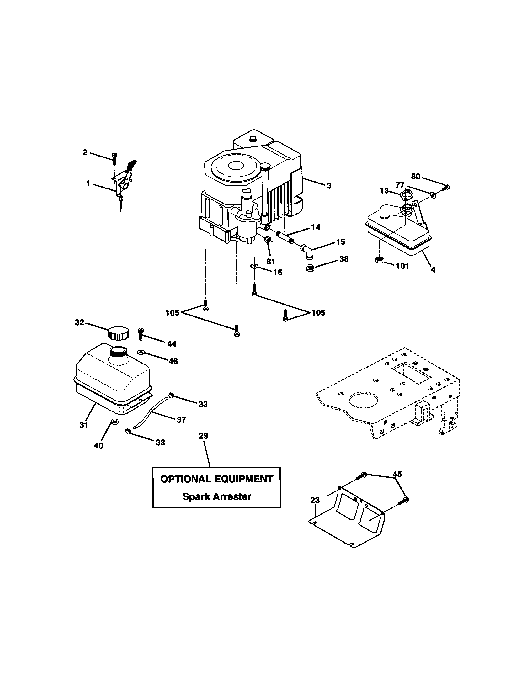 Craftsman 917271141 engine diagram