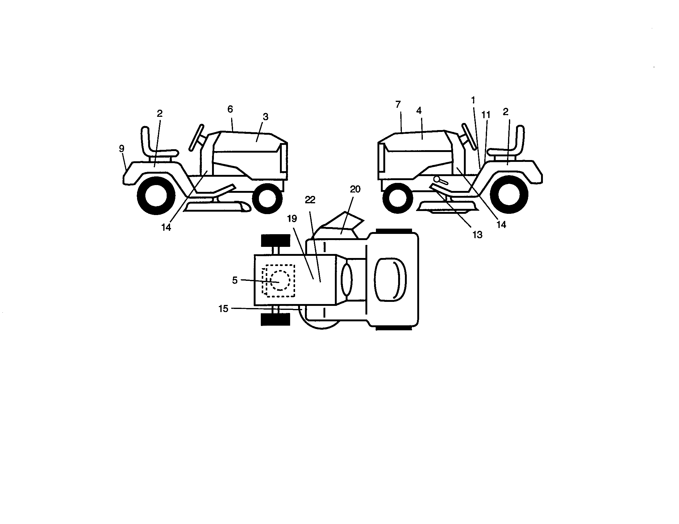 Craftsman 917271141 decals diagram