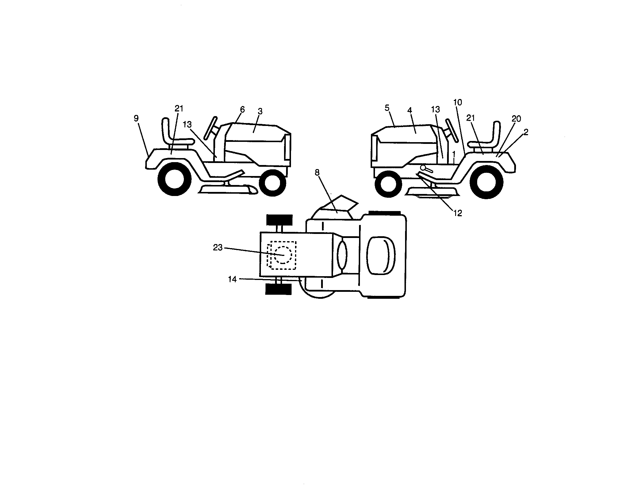 Craftsman 917270760 decals diagram