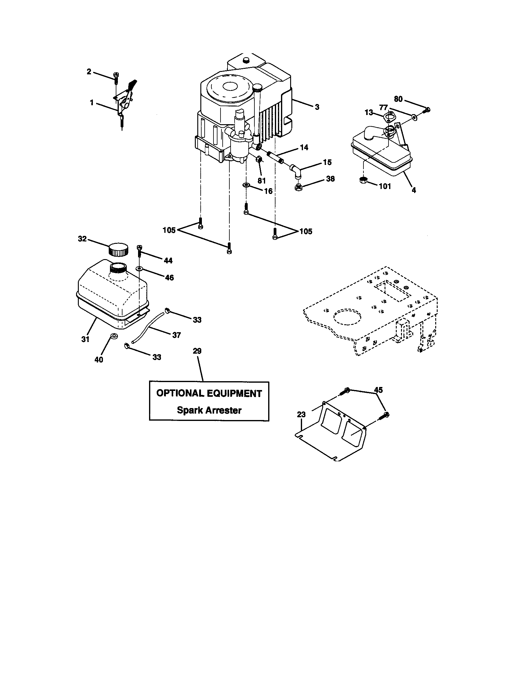 Craftsman 917271052 engine diagram