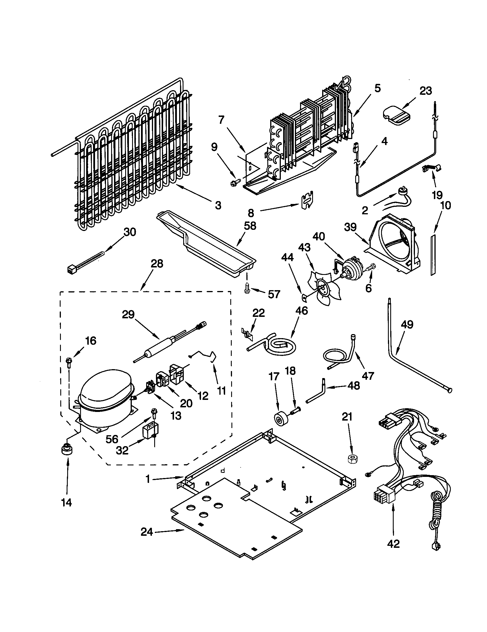 Kenmore 10661892000 unit diagram