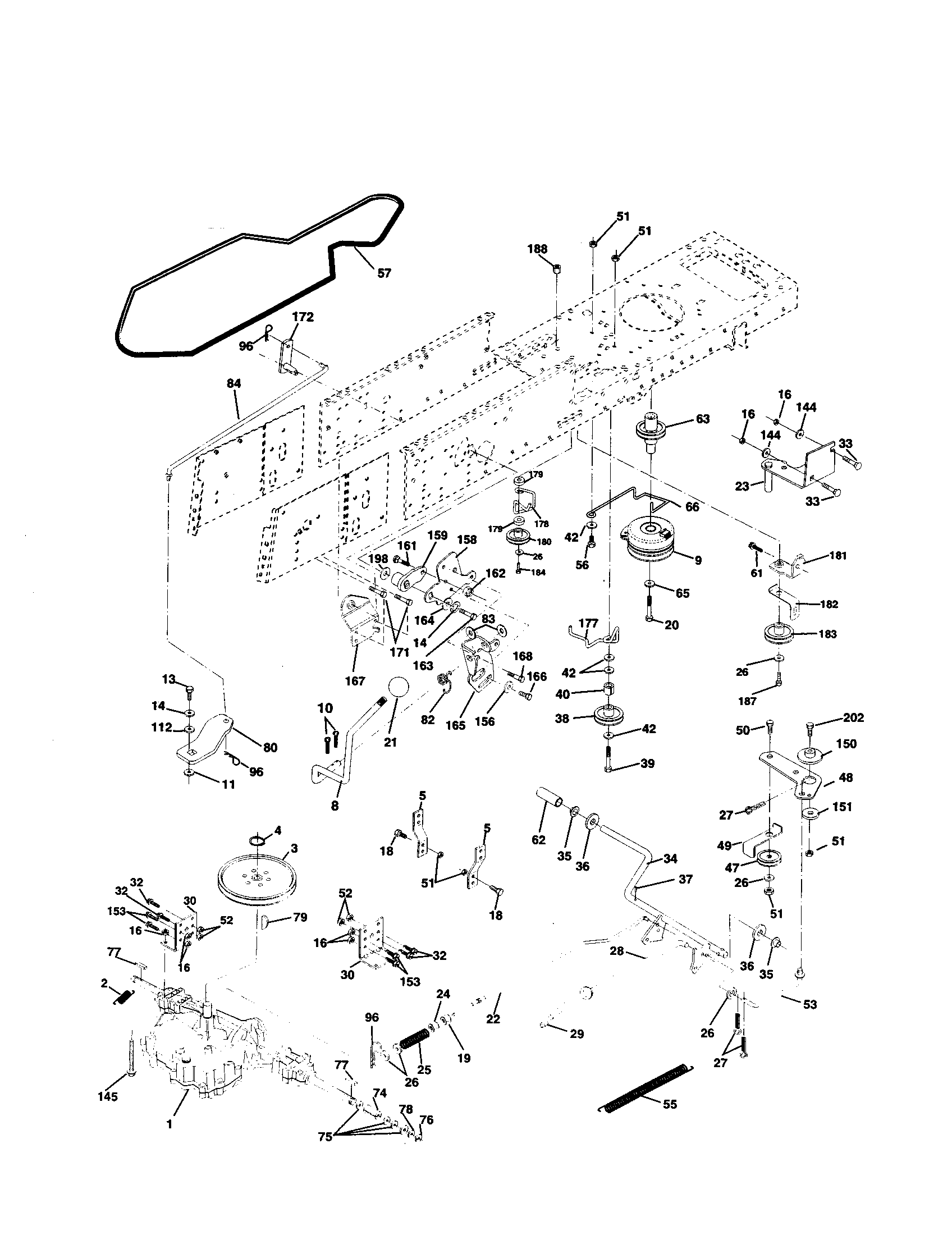 Craftsman 917259110 drive diagram