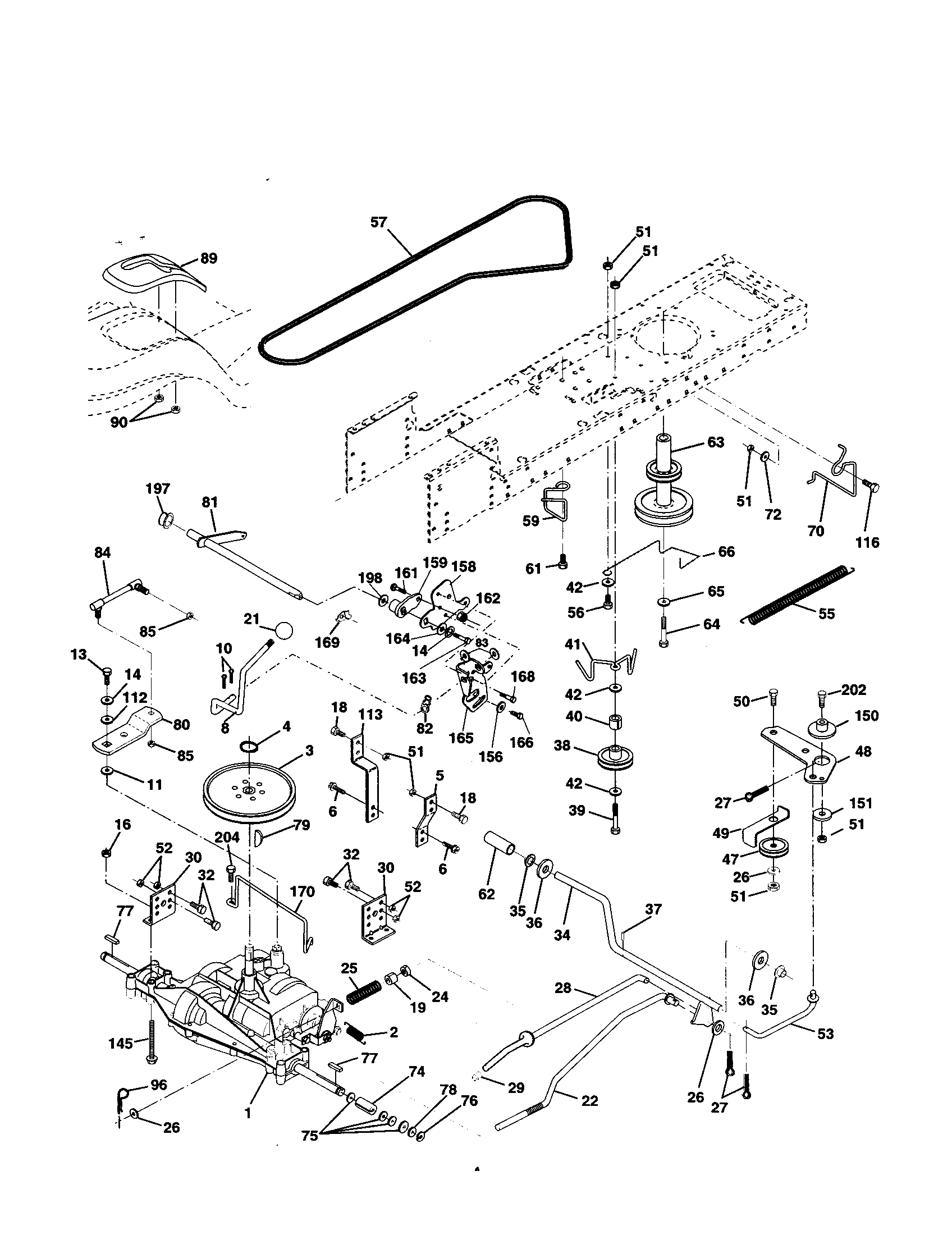 Craftsman 917259070 drive diagram