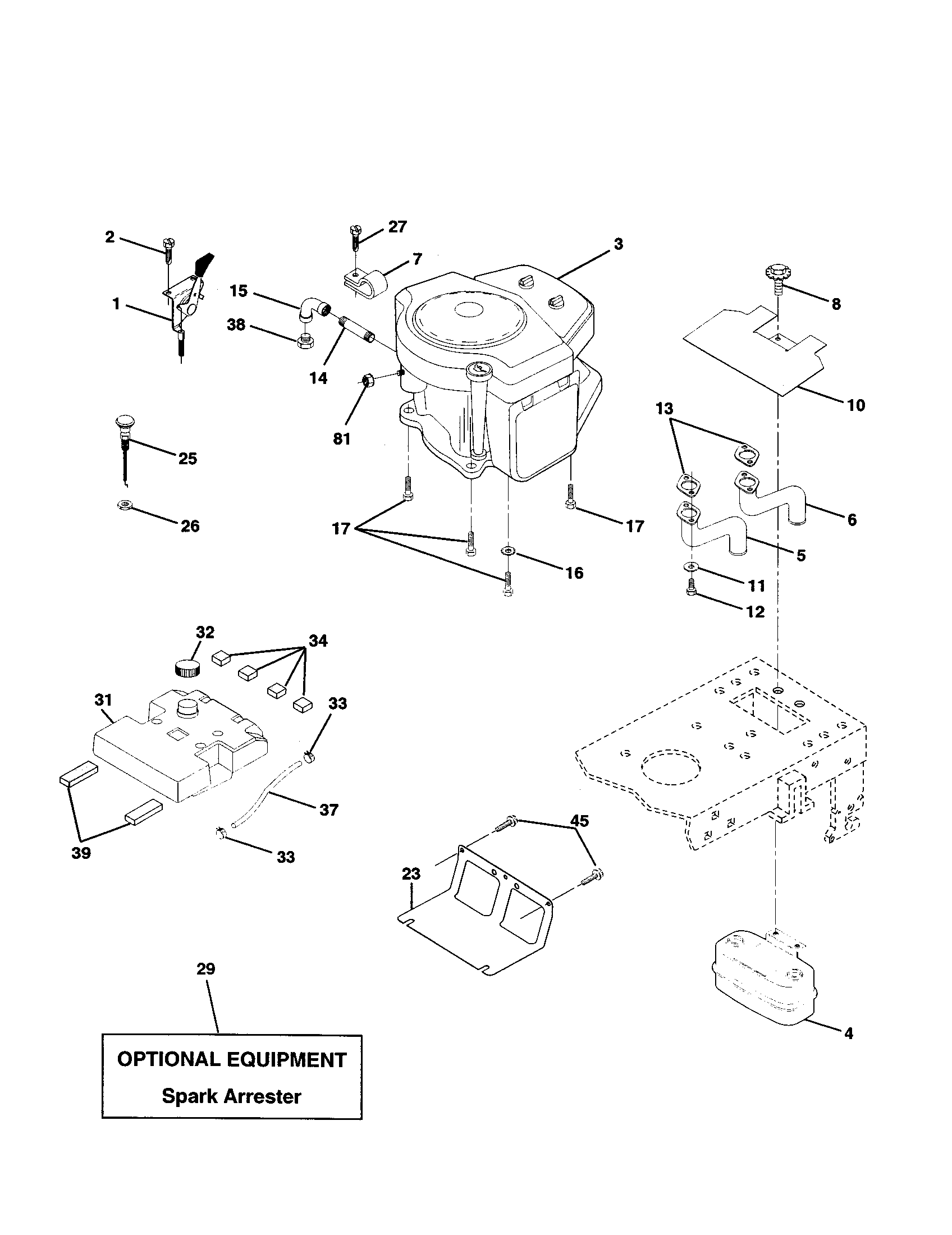 Craftsman 917259070 engine diagram