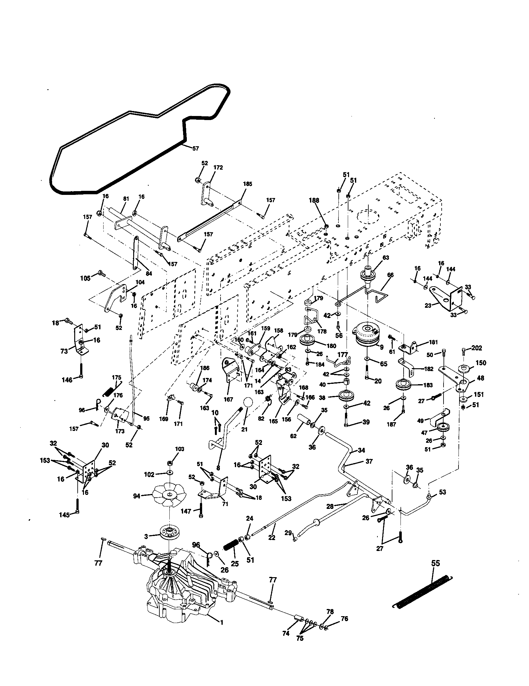 Craftsman 917259120 drive diagram