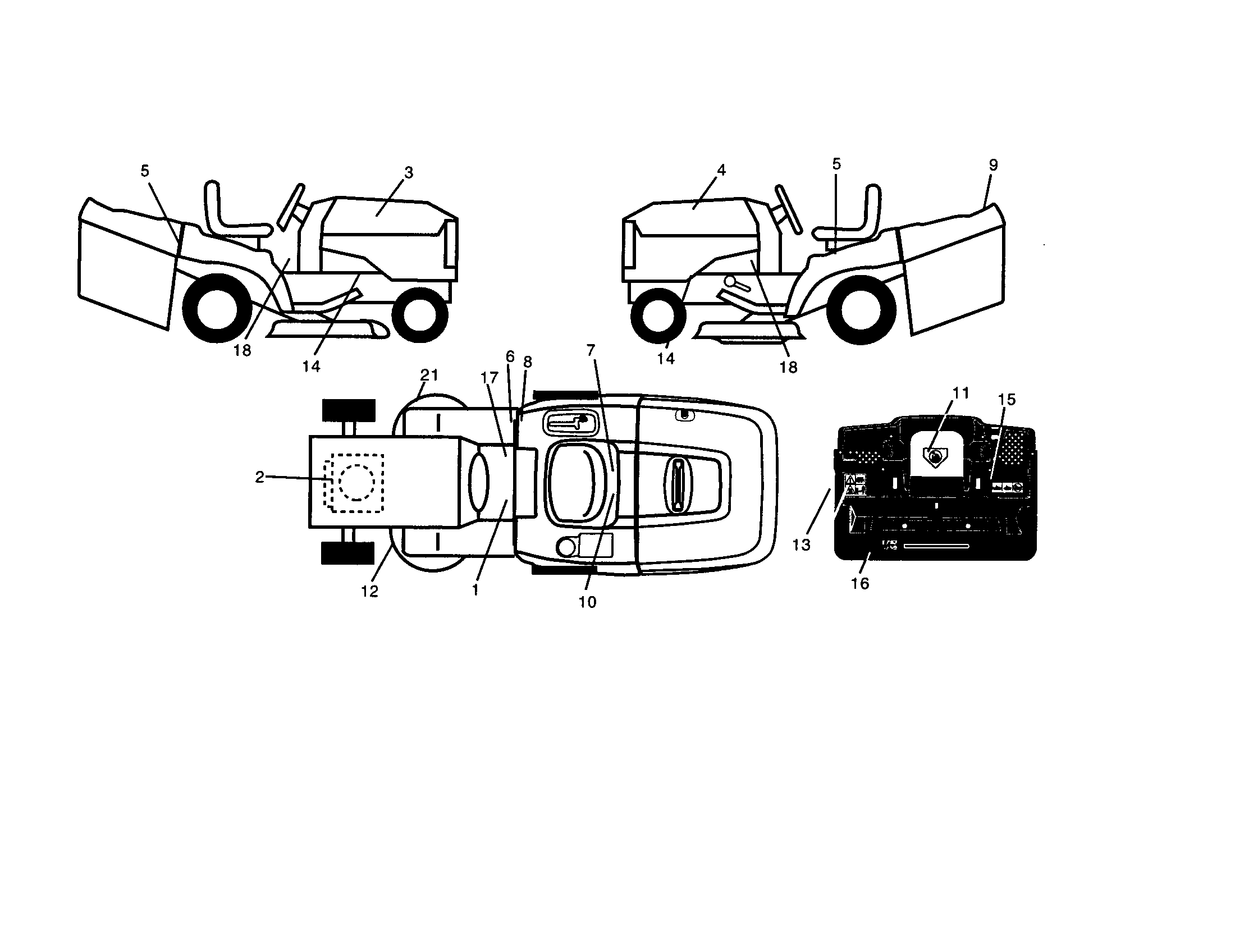 Craftsman 917259120 decals diagram