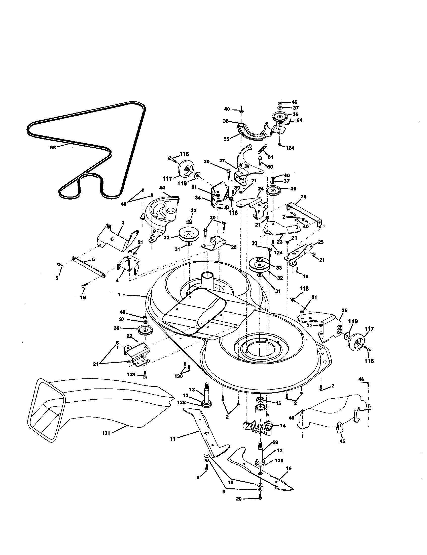 Craftsman 917259120 mower diagram
