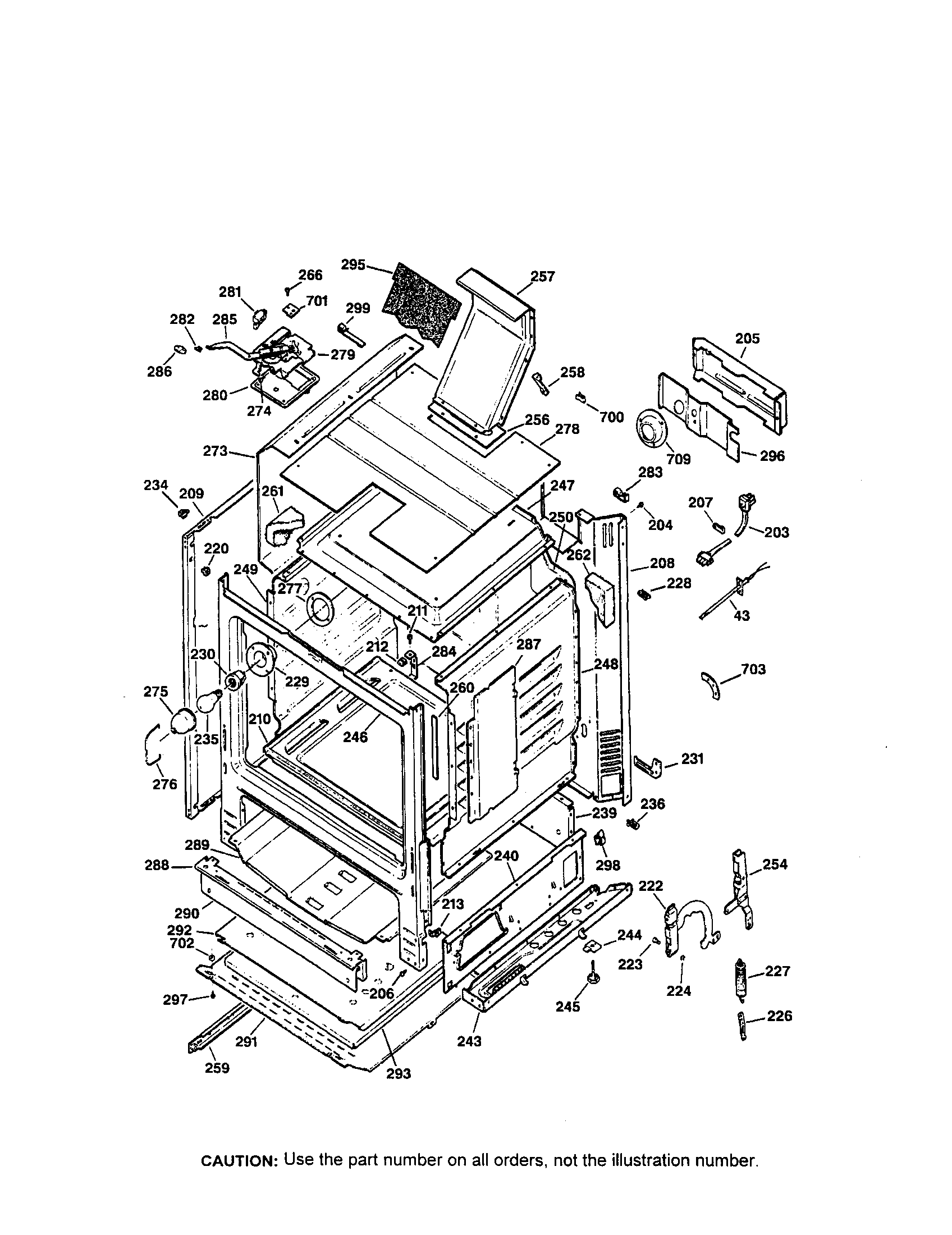 Kenmore 36275879691 body diagram