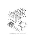 Kenmore 36275879691 door and drawer diagram