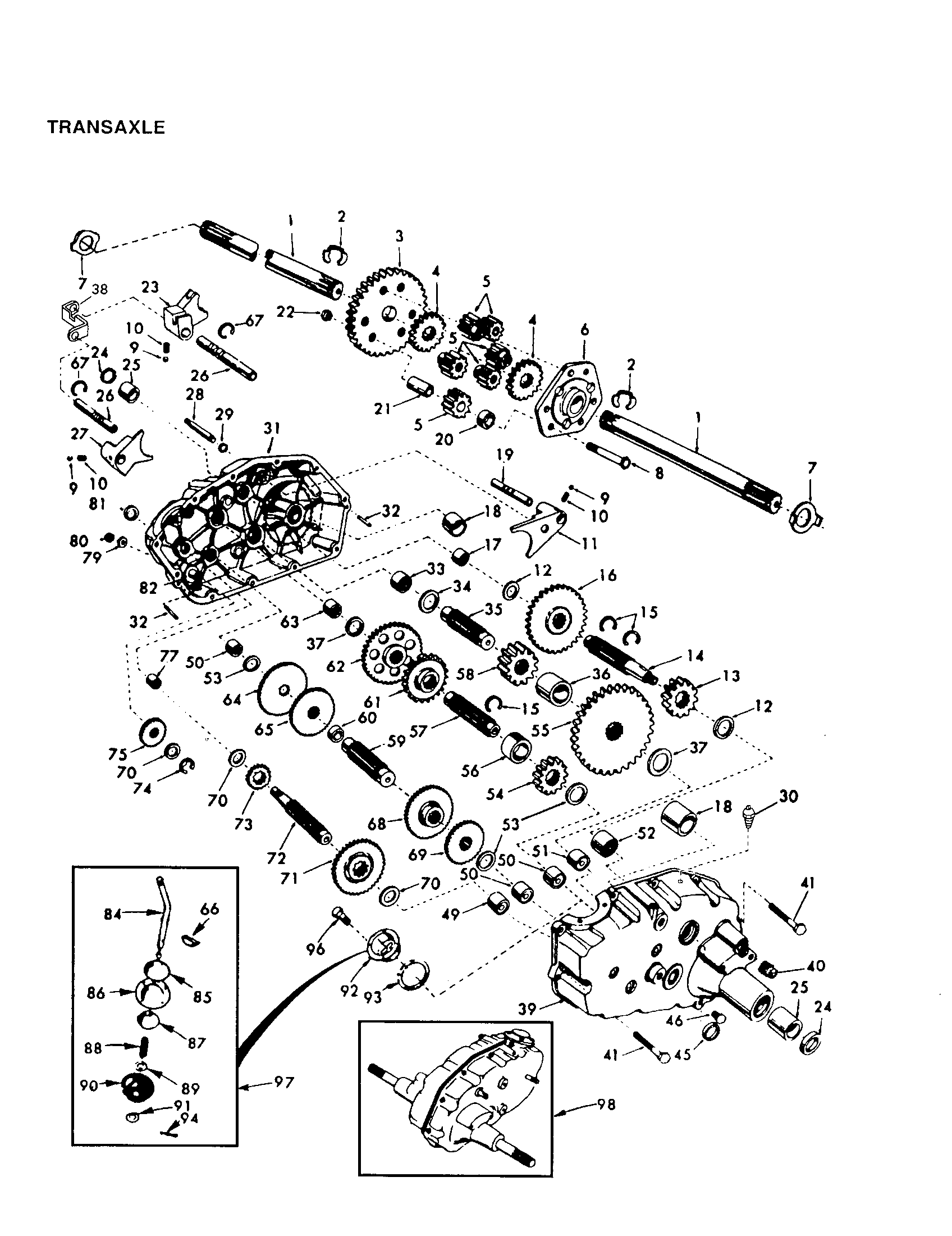 Craftsman 917259090 transaxle diagram