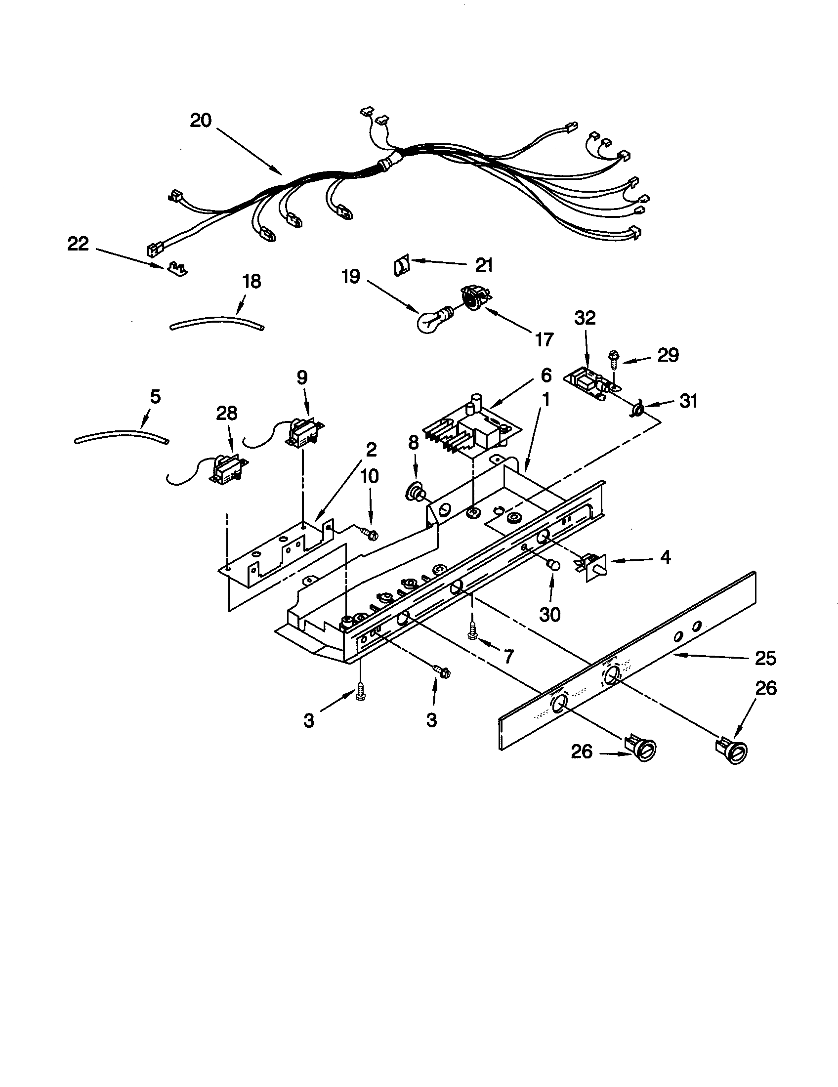 Kenmore 10659297990 control diagram