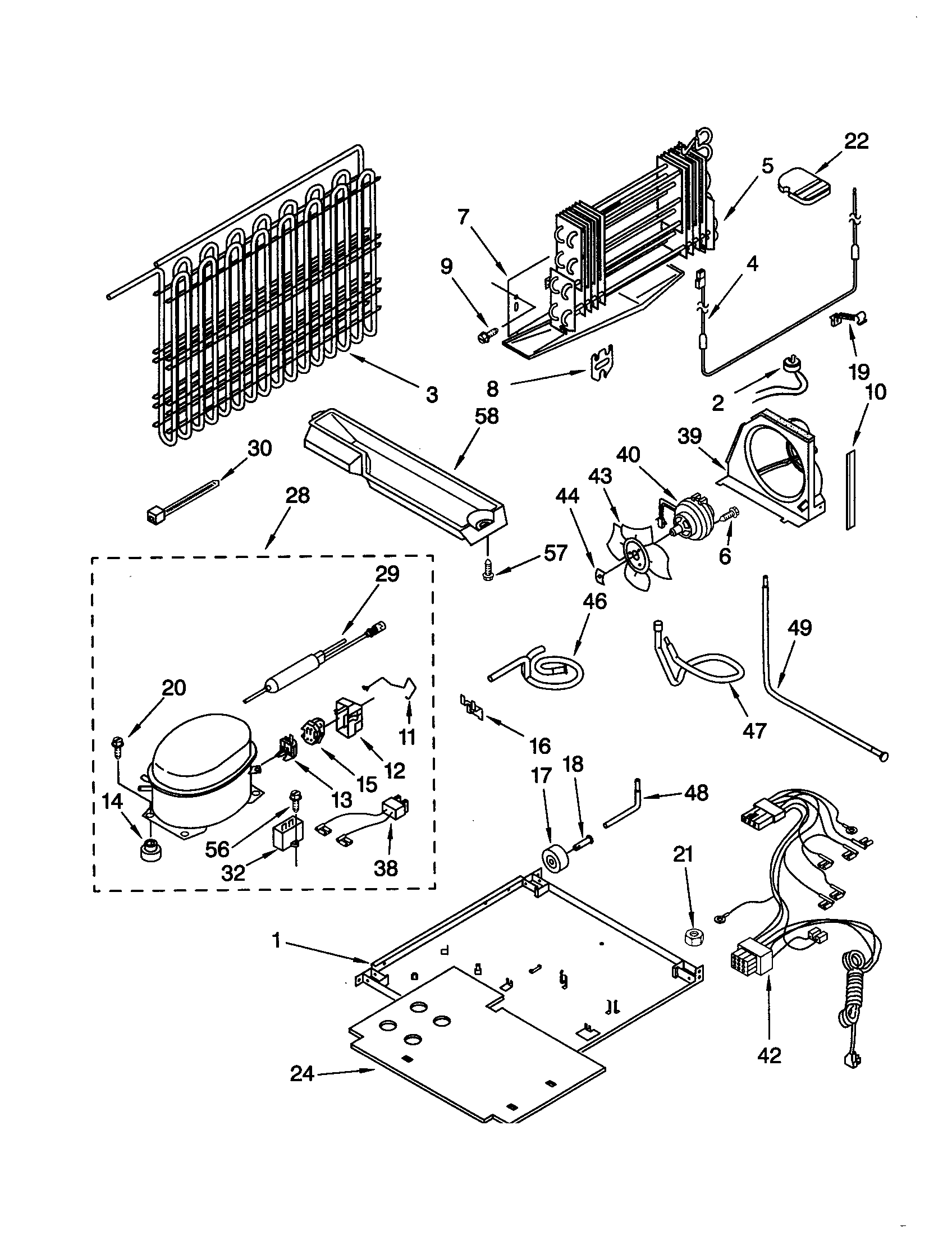 Whirlpool GT22DKXJB00 unit diagram