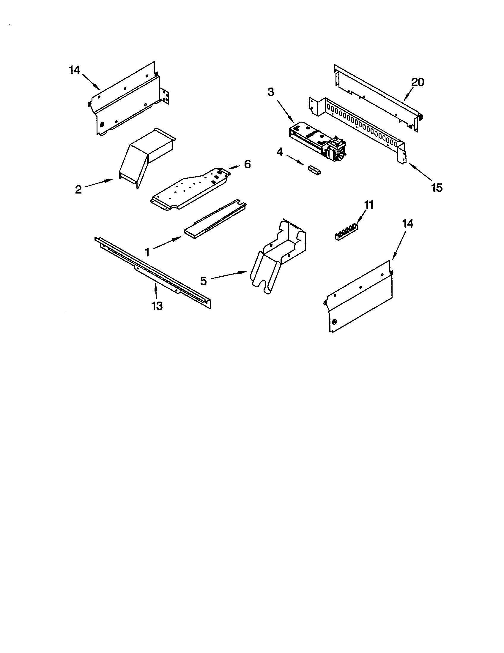 Whirlpool RS675PXGZ4 top venting diagram