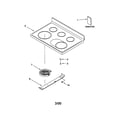 Kenmore 66595812000 cooktop diagram