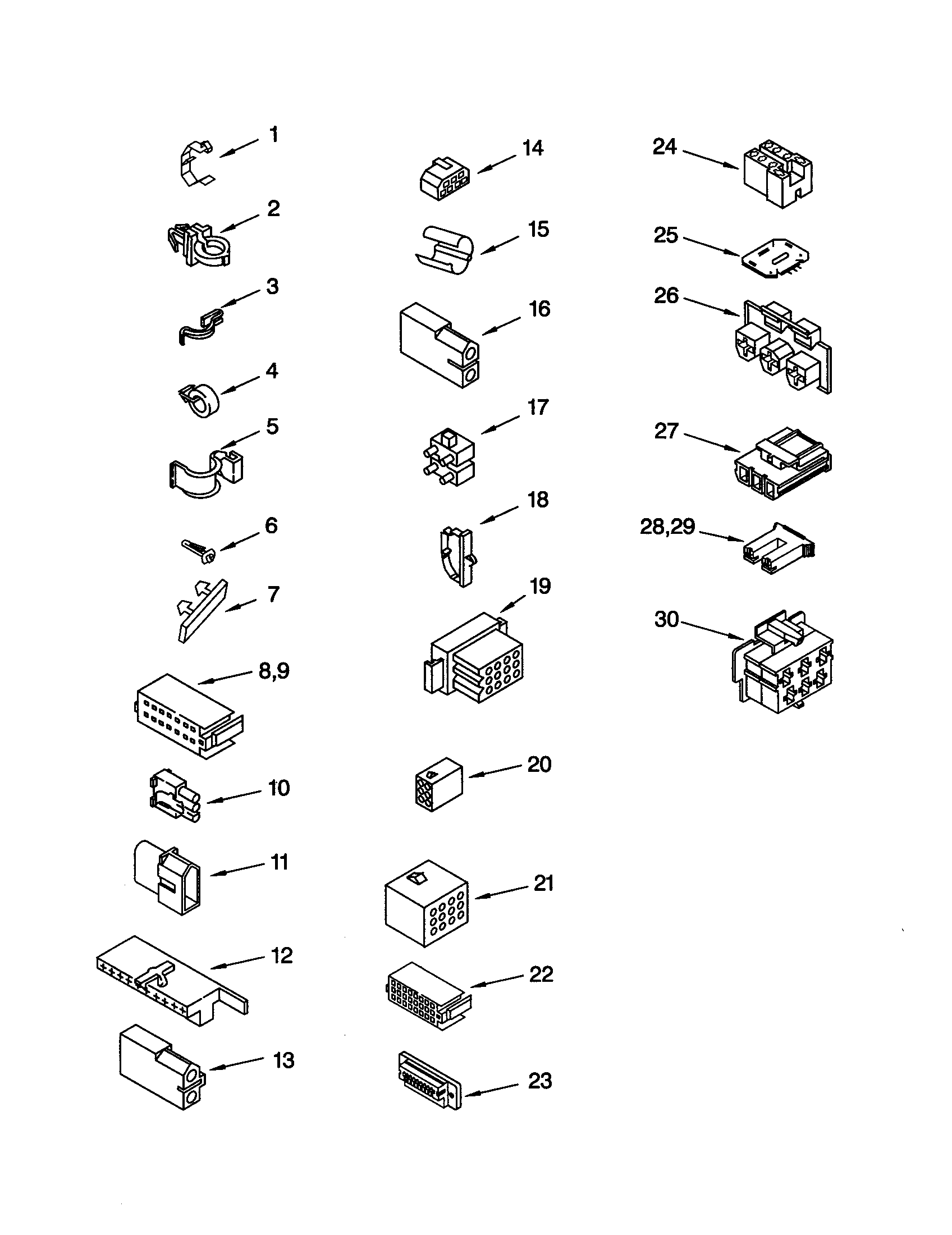 Whirlpool LSN1000JT0 wiring harness diagram