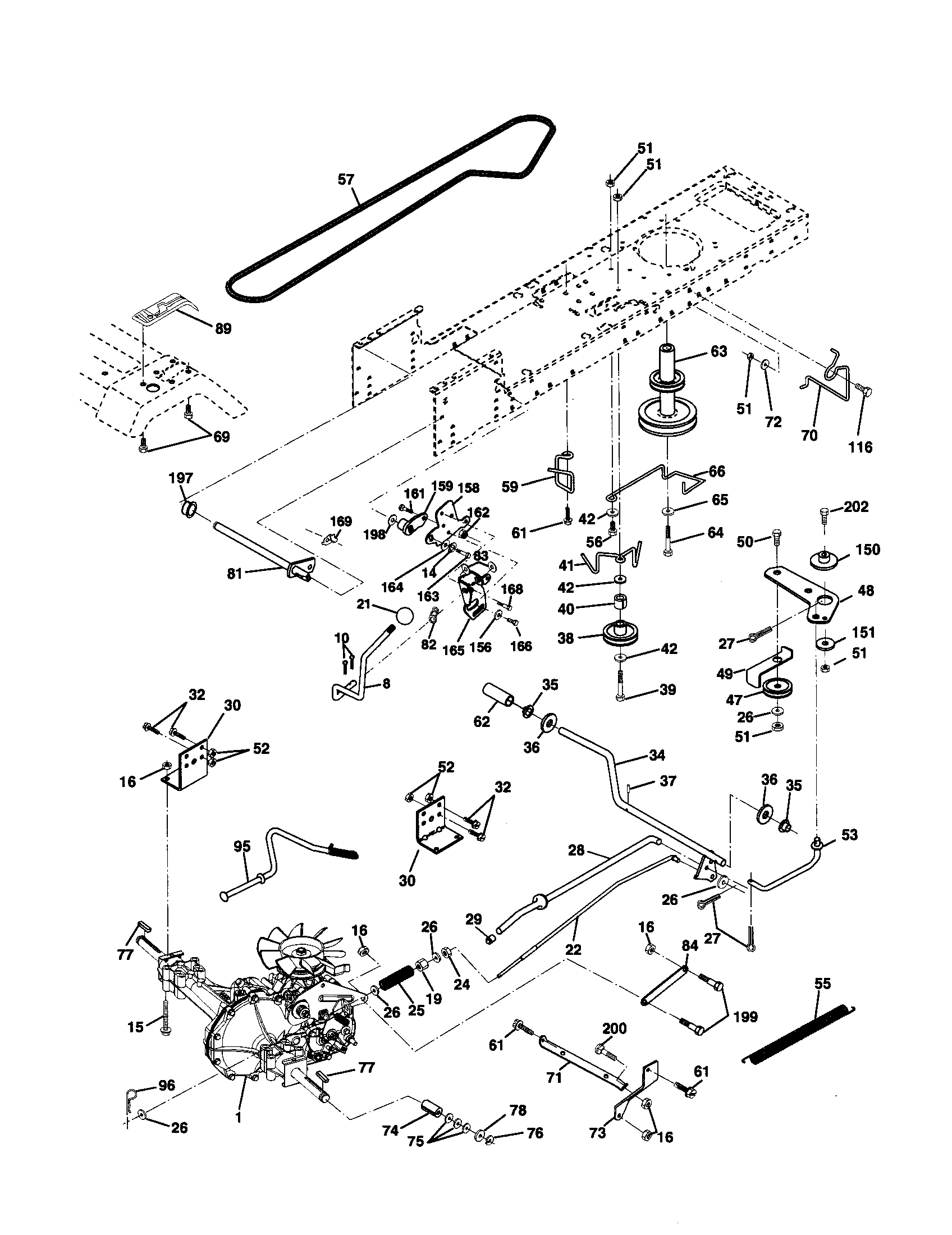 Craftsman 917279920 drive diagram