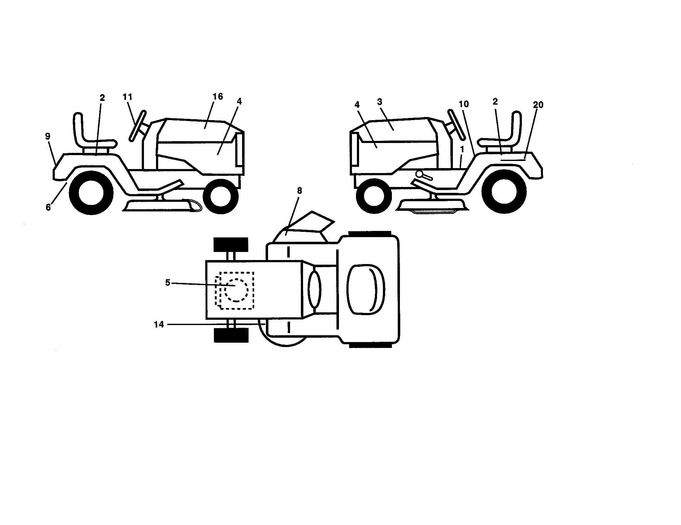 Craftsman 917279920 decals diagram