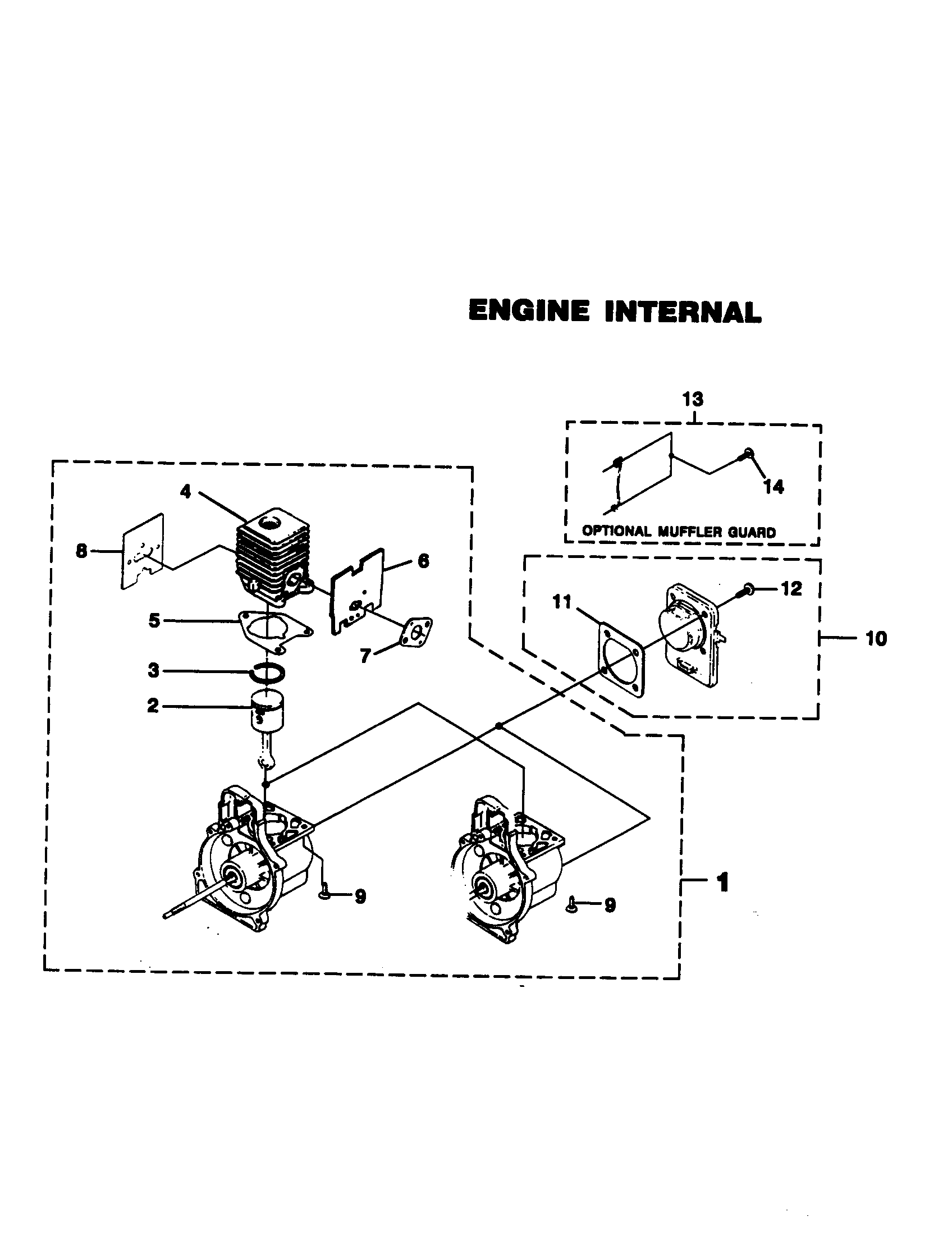 Homelite UT20702 engine internal diagram