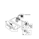 Homelite UT-20698 muffler-air cleaner diagram