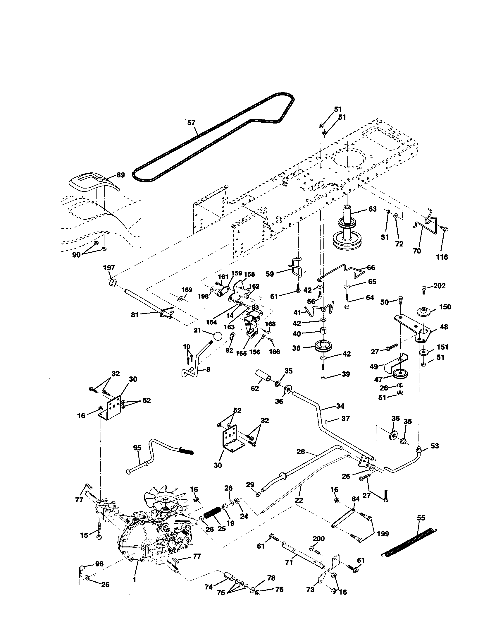 Craftsman 917259080 drive diagram