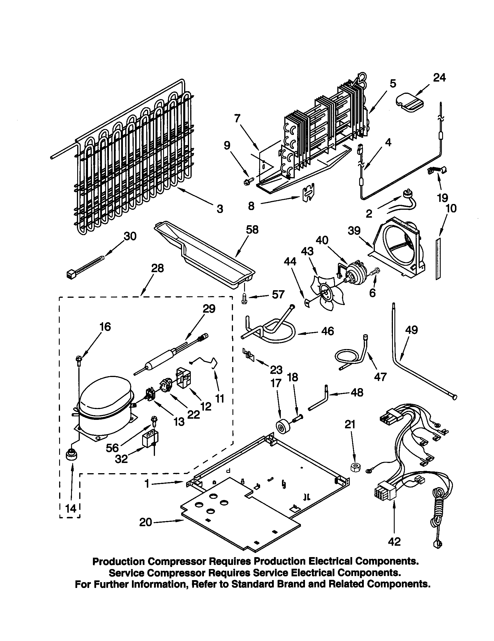 Kenmore 10660999990 unit diagram